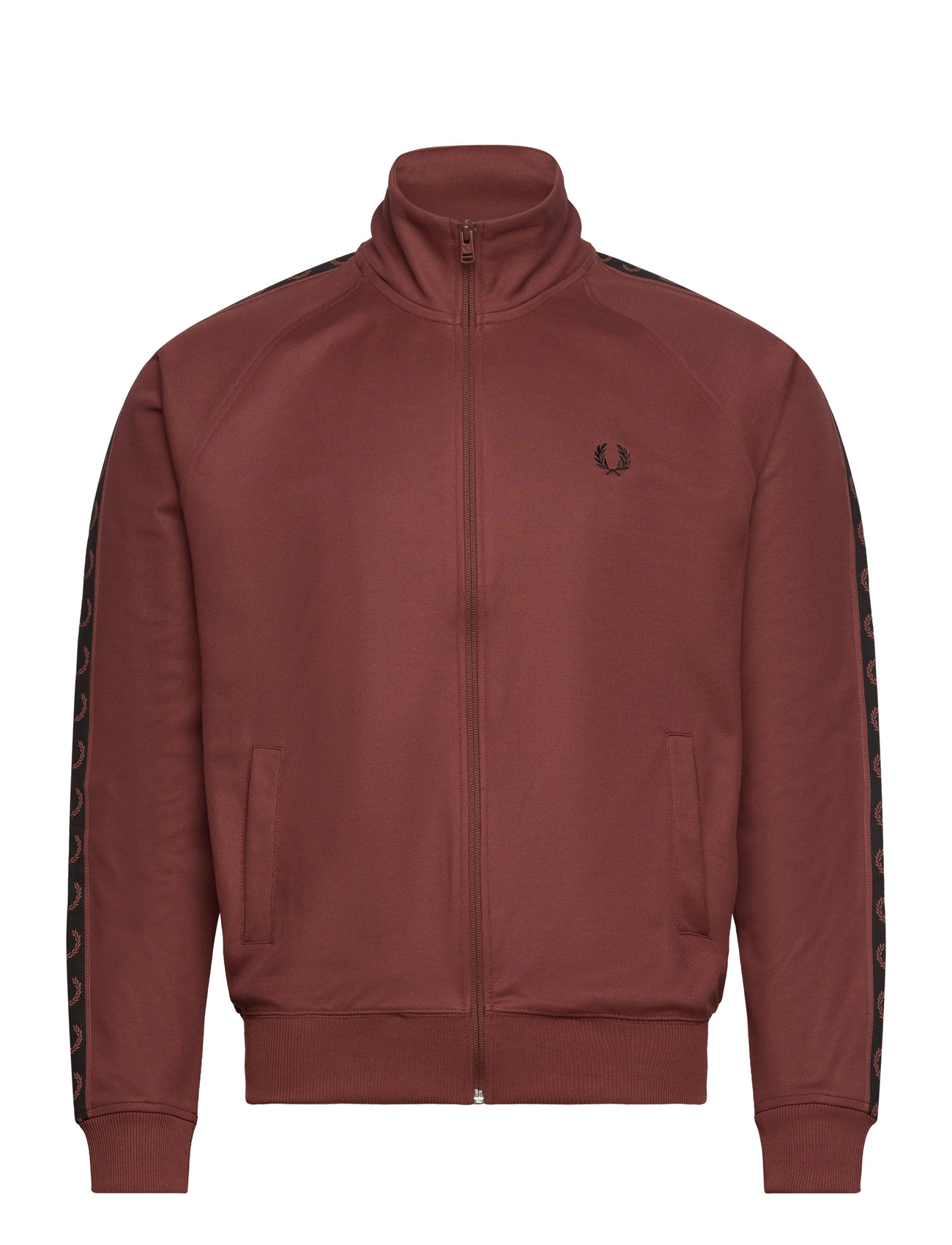 トップス FRED PERRY Contrast Tape Track Jacket Contrast Tape Track Jacket - Ecru / Navy | Men's Track