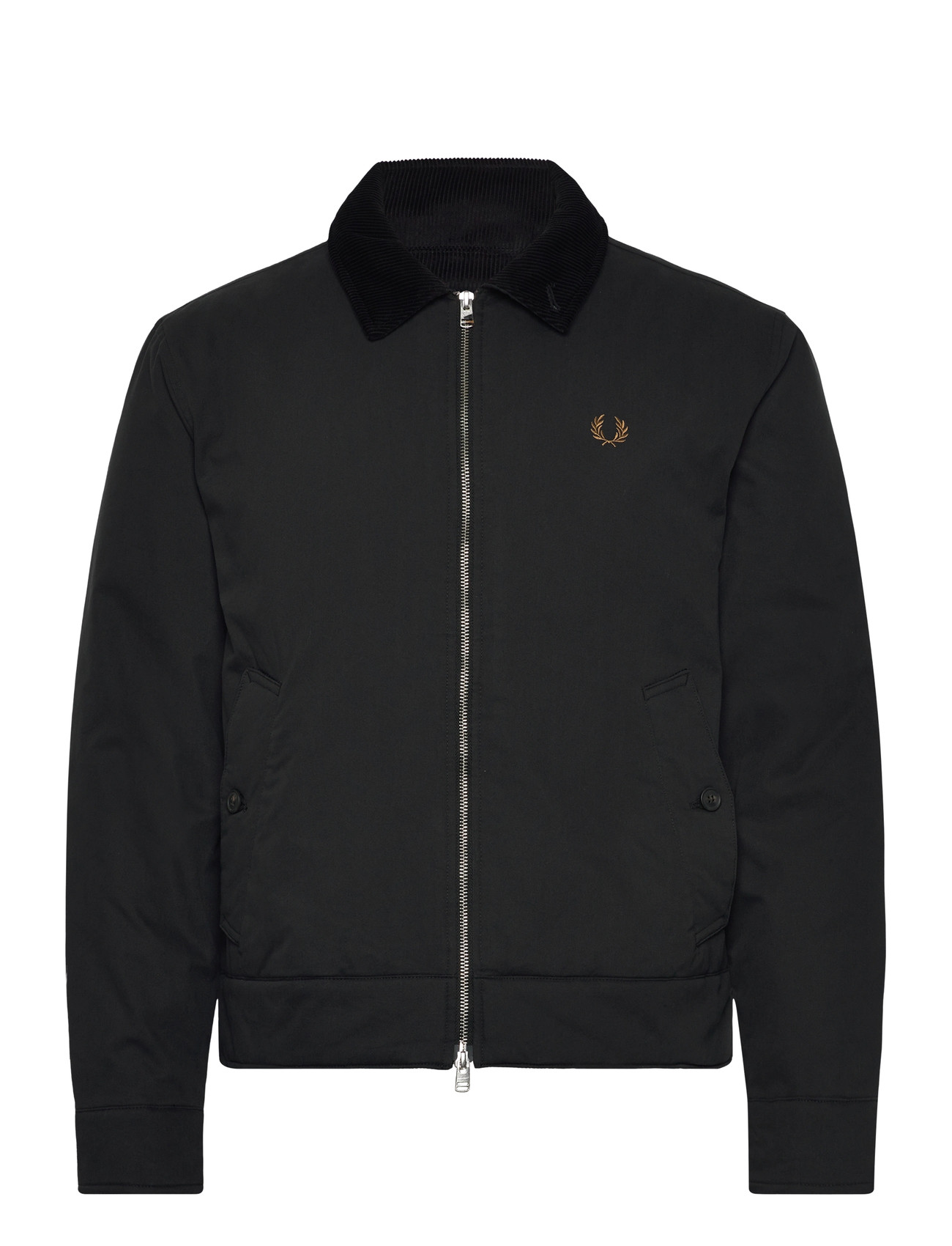 Fred Perry The Caban Jacket, XL, Black, Jakker > Vatterede Jakker, Herre