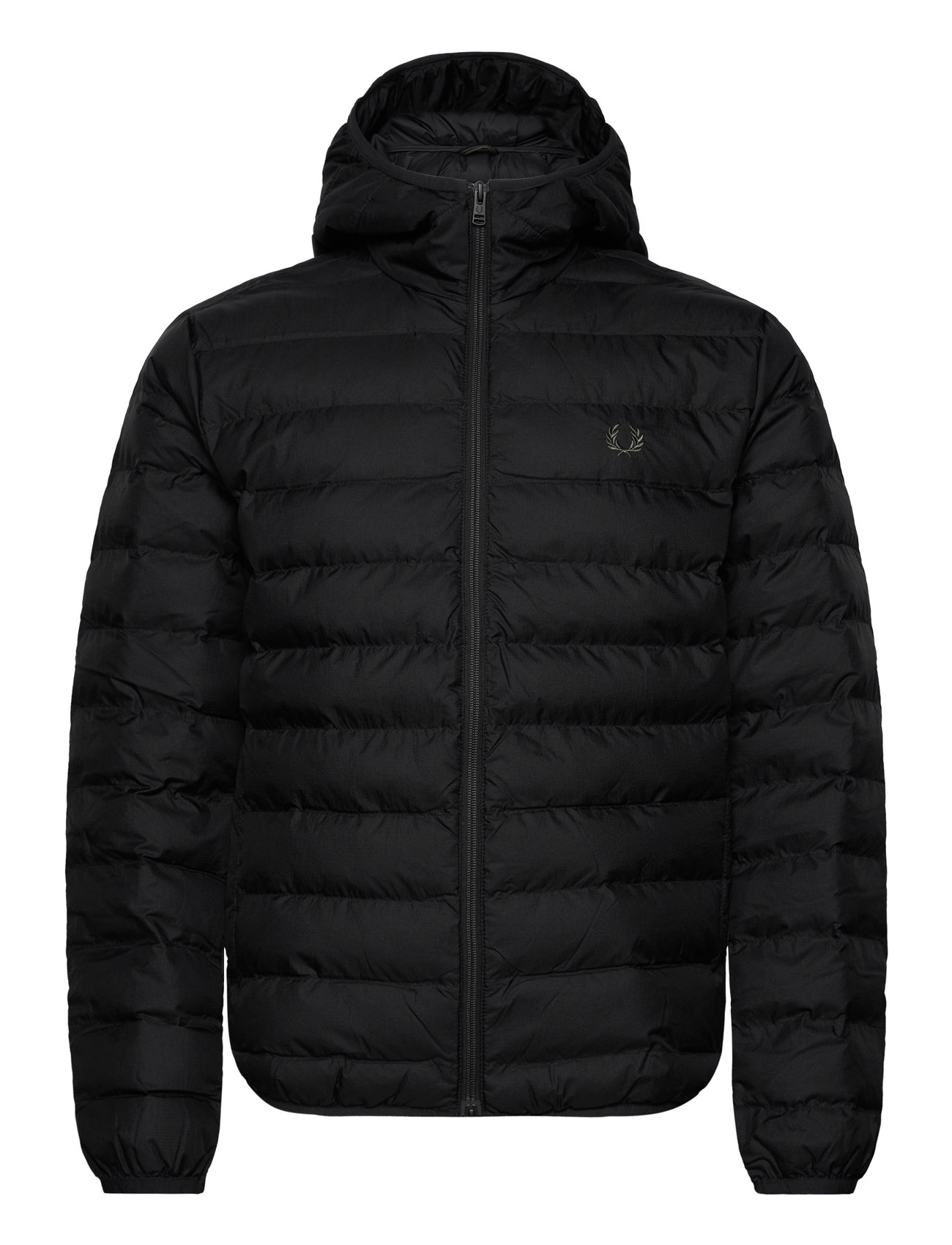 Hooded Insulated Jacket Black Fred Perry