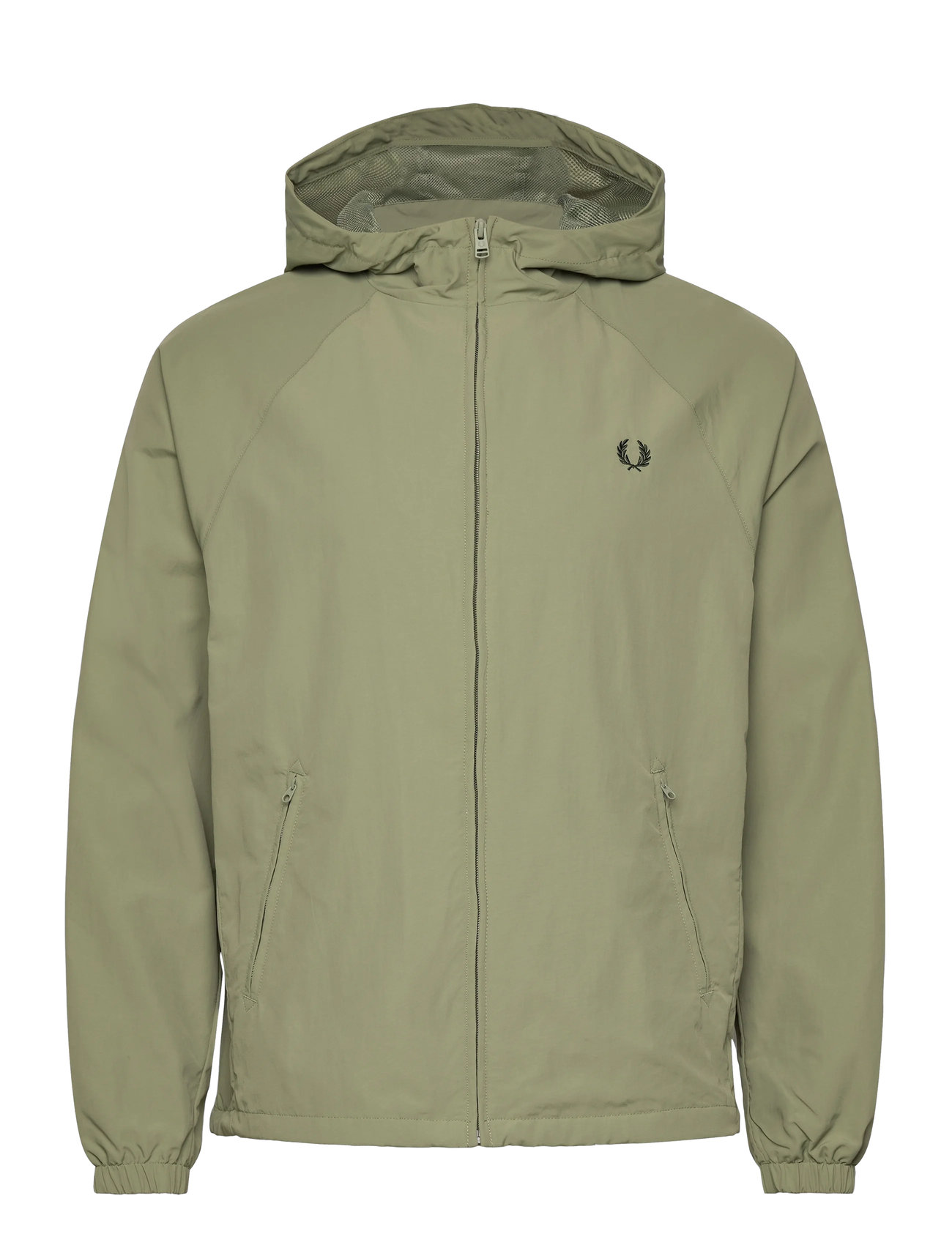 Fred Perry Taslan Hooded Shell Jacket Grön