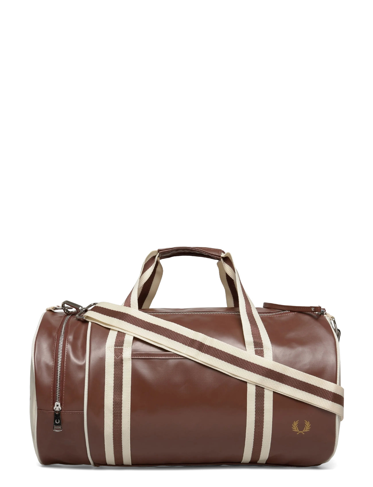 Fred Perry Classic Barrel Bag, One Size, Brown, Tasker > Weekend- Og Gymnastiktasker, Herre
