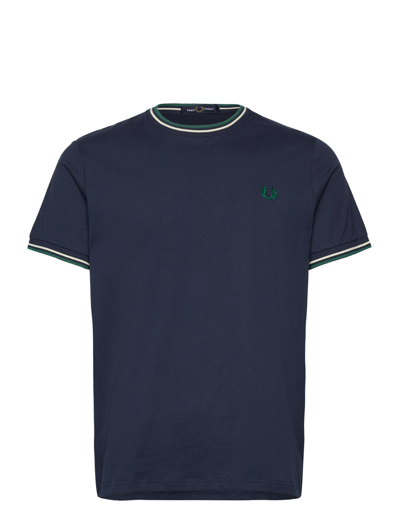 Twin Tipped T-Shirt Navy Fred Perry