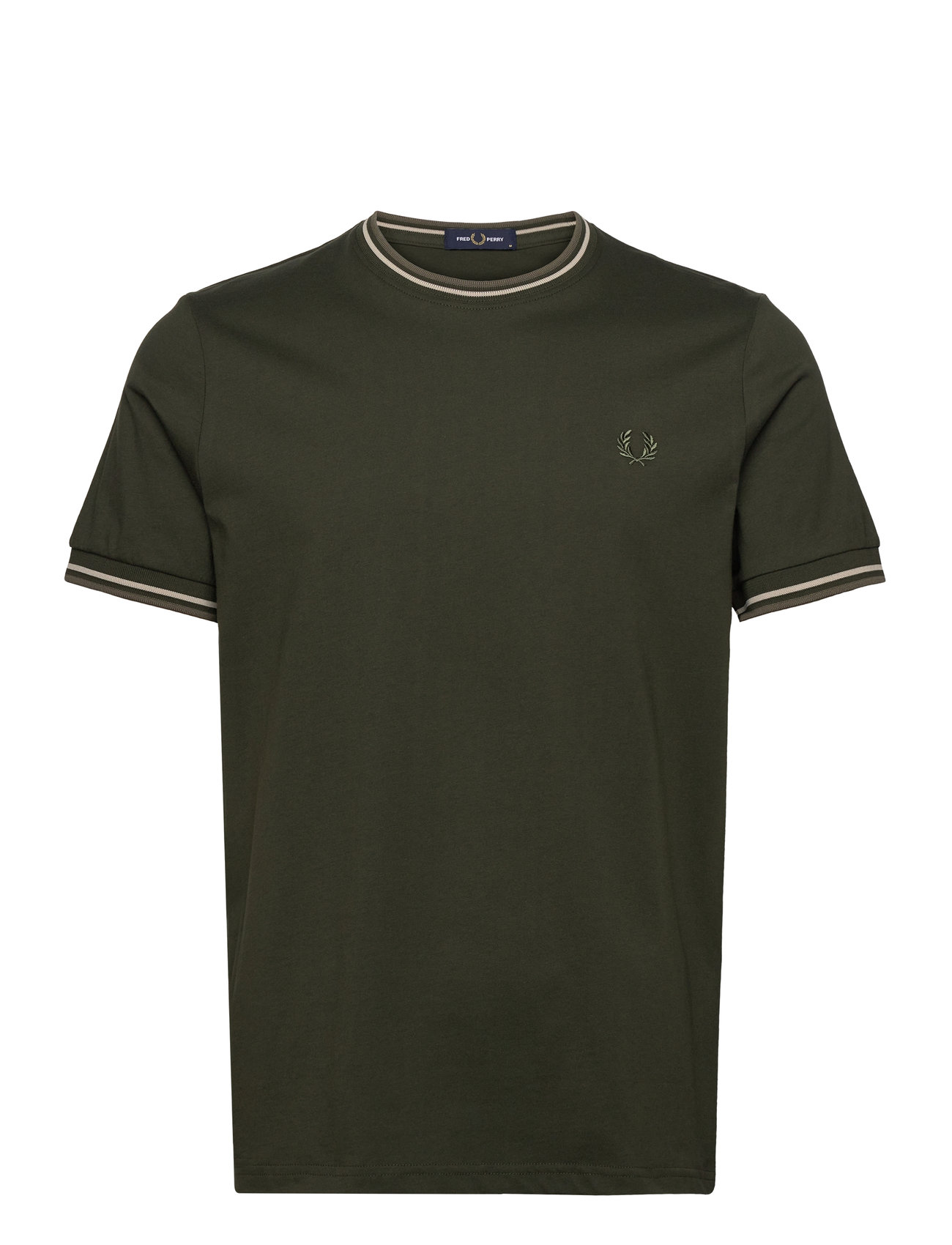 Fred Perry Twin Tipped T-Shirt Grön