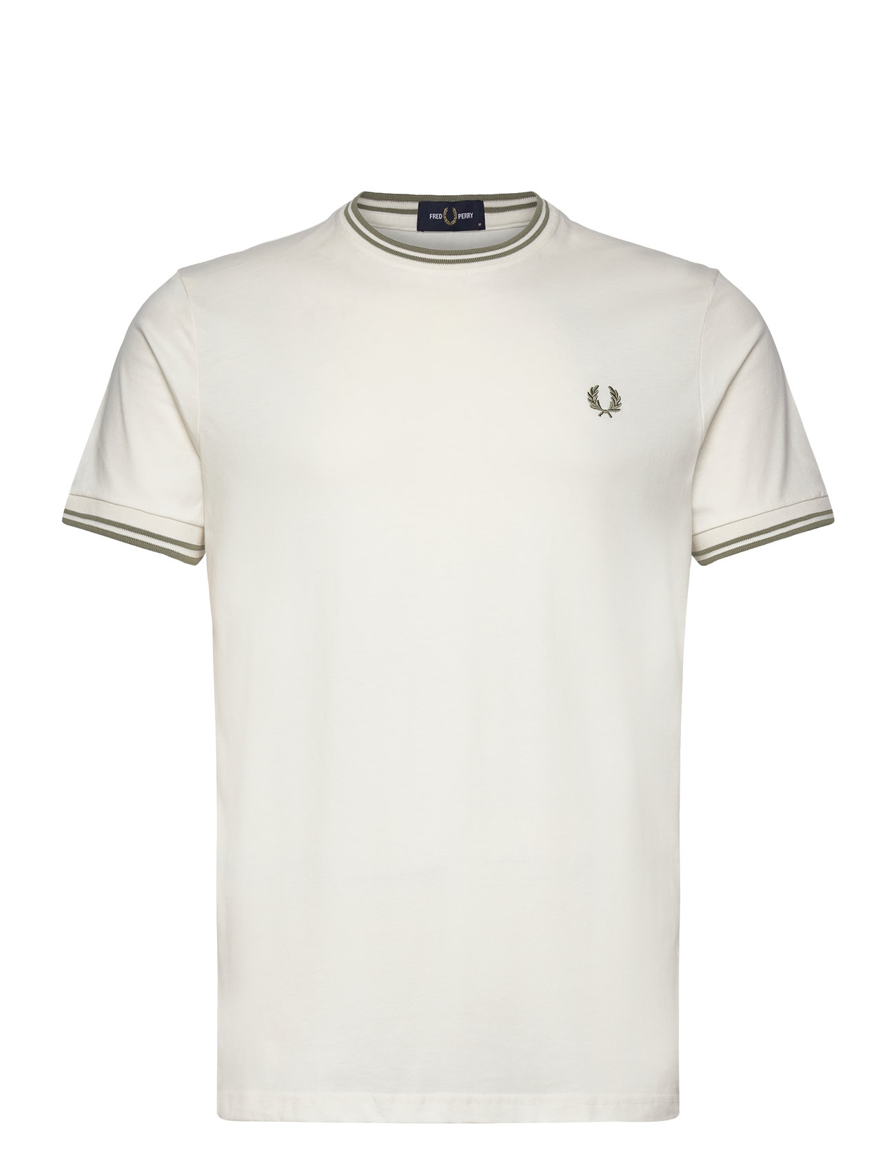 Fred Perry Twin Tipped T-Shirt Vit