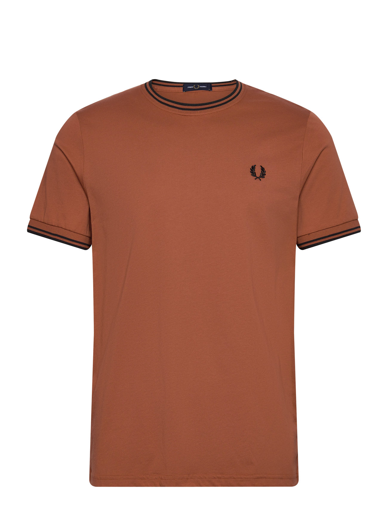 Fred Perry Twin Tipped T-Shirt Brun