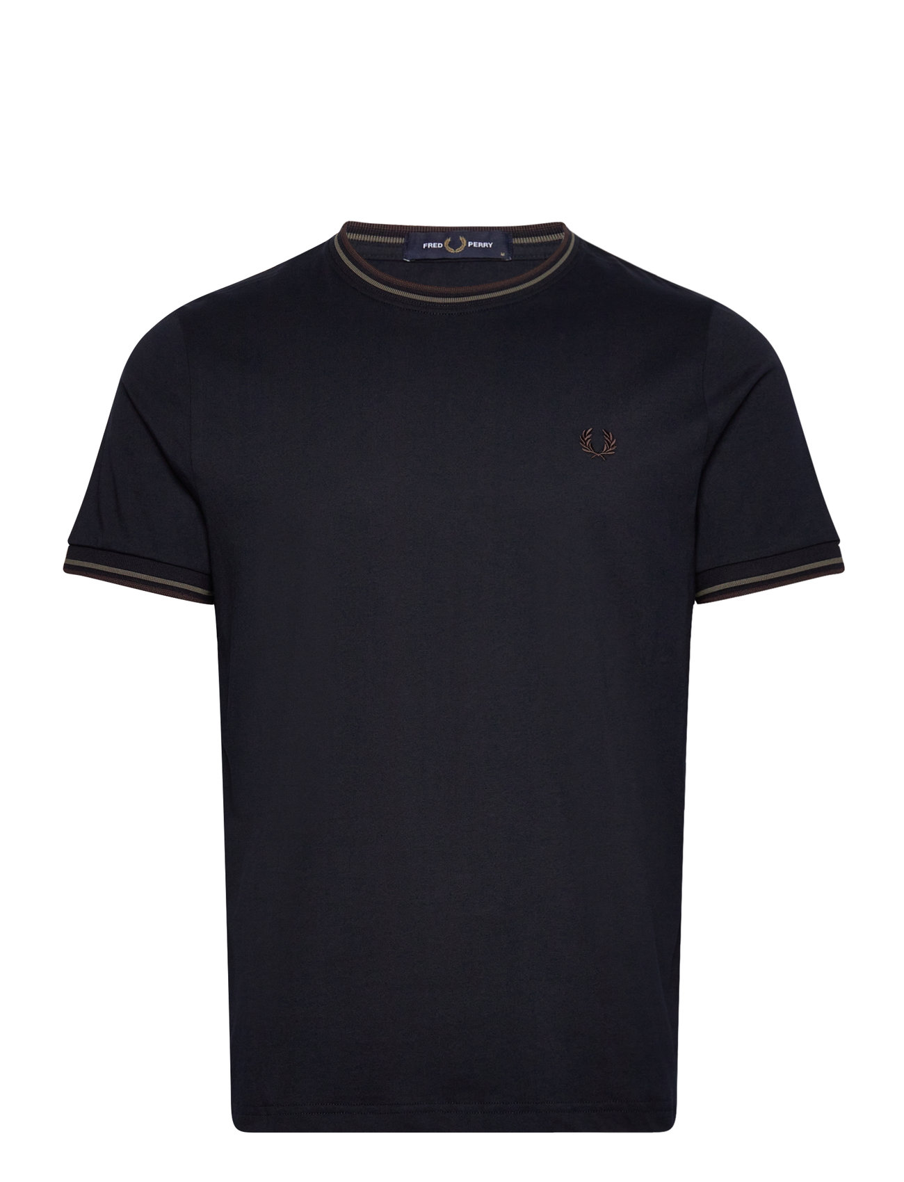 Twin Tipped T-Shirt Navy Fred Perry