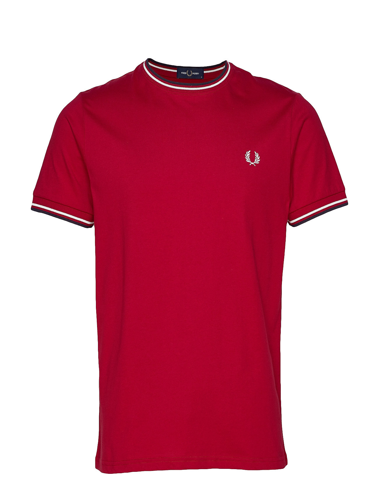Twin Tipped T-Shirt T-shirts Short-sleeved Punainen Fred Perry