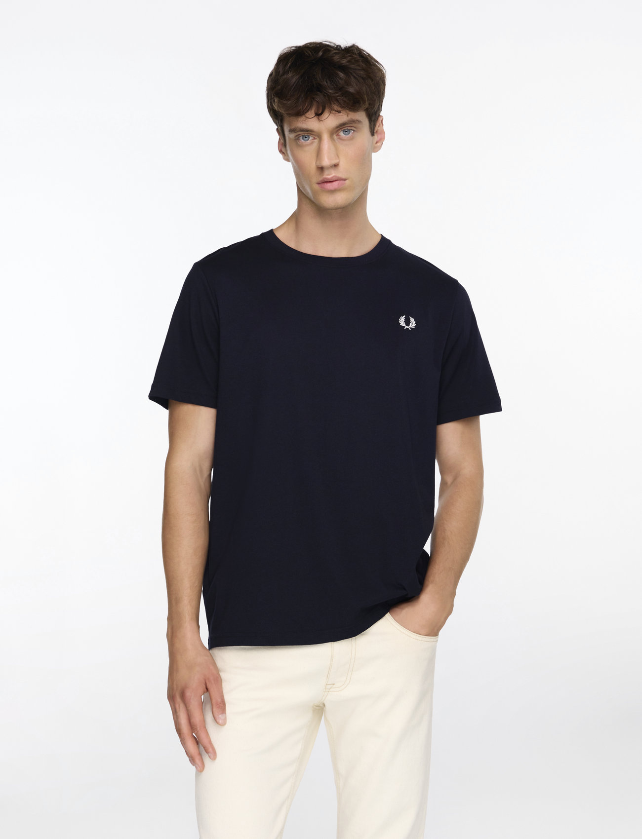 Fred Perry Crew Neck T-shirt (FPYM1600) - Short-sleeved t