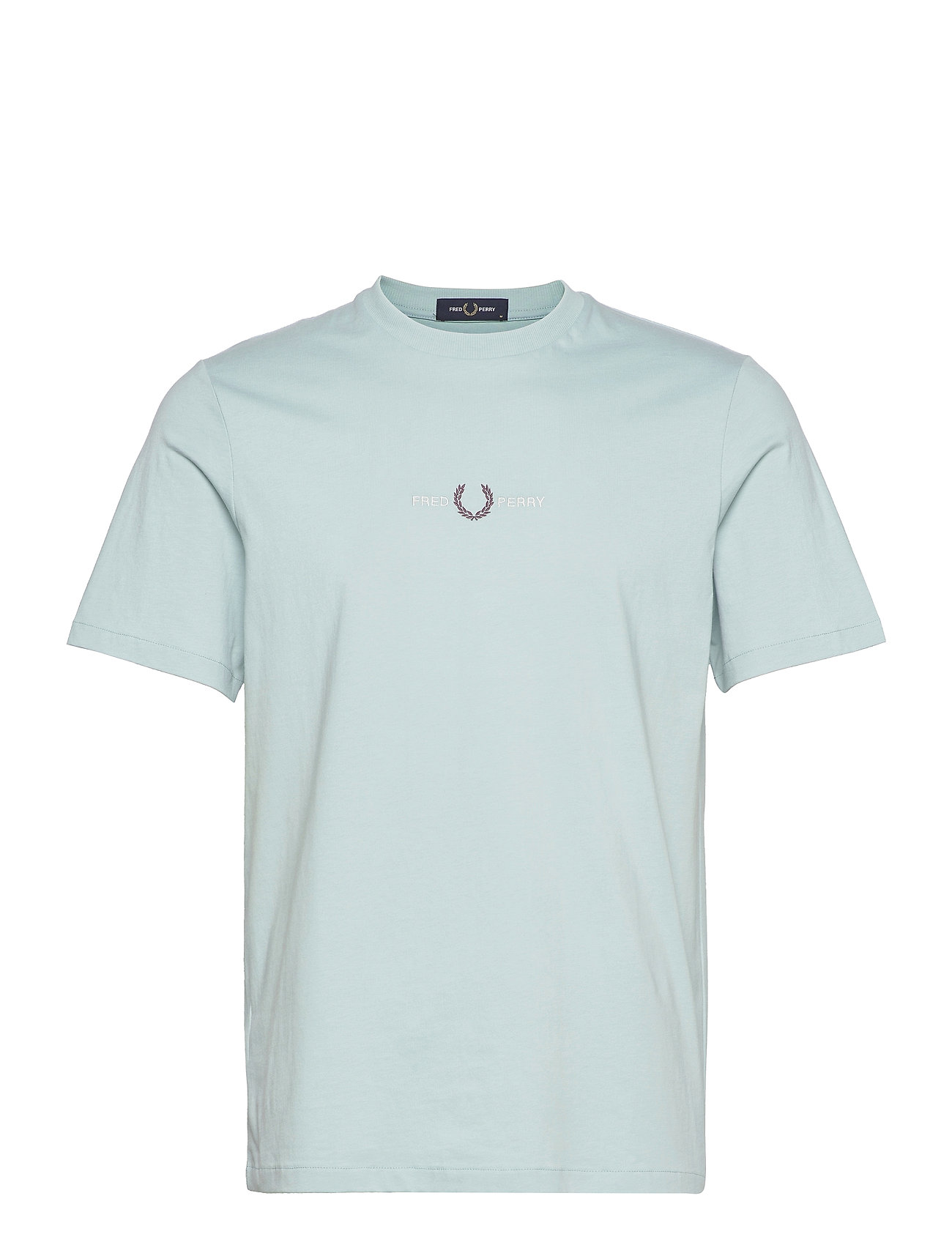 Embroidered Tee T-shirts Short-sleeved Sininen Fred Perry
