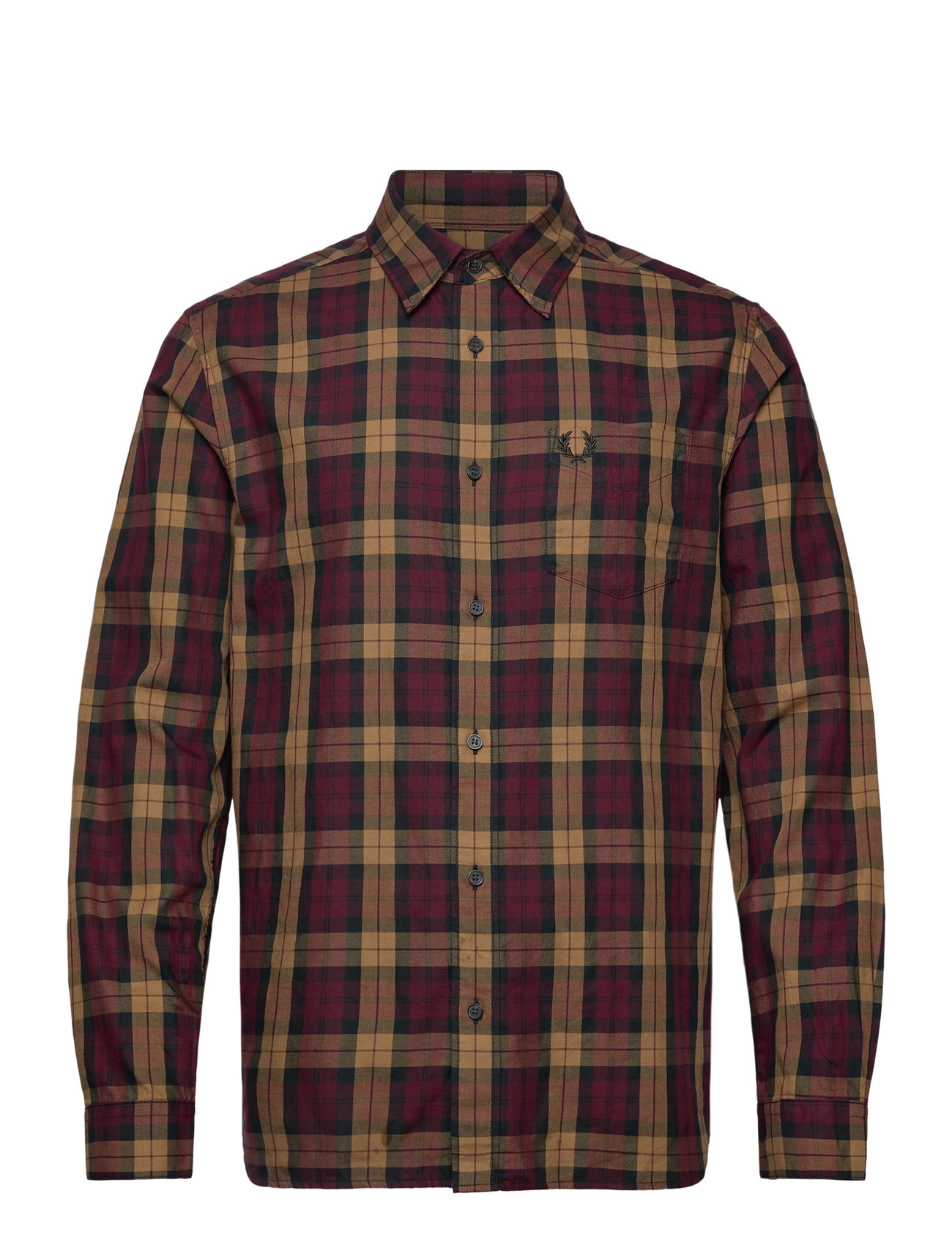 FRED PERRY Tartan Twill Shirt Braun - XXL - Herren