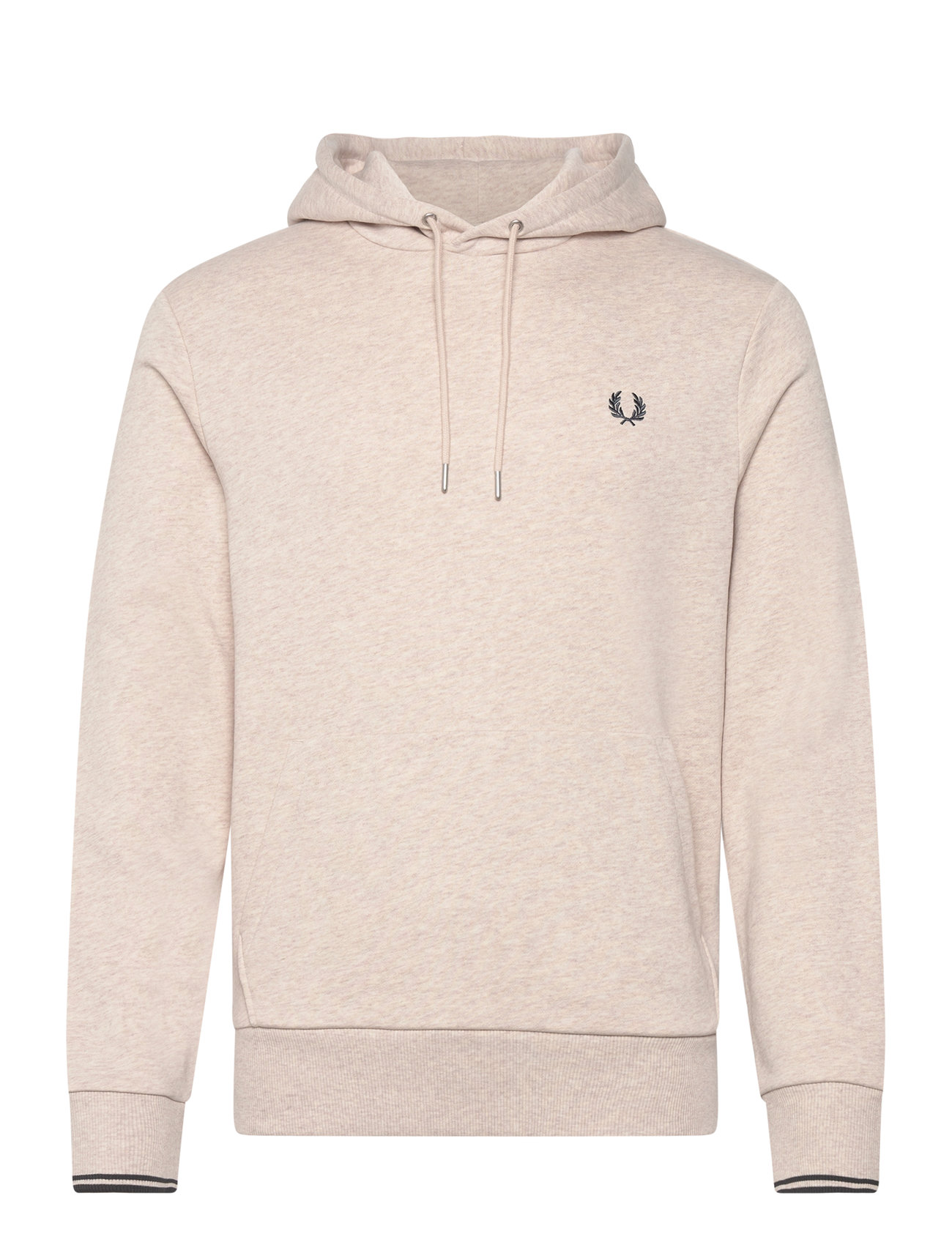 Tipped Hooded Sweatsh Beige Fred Perry