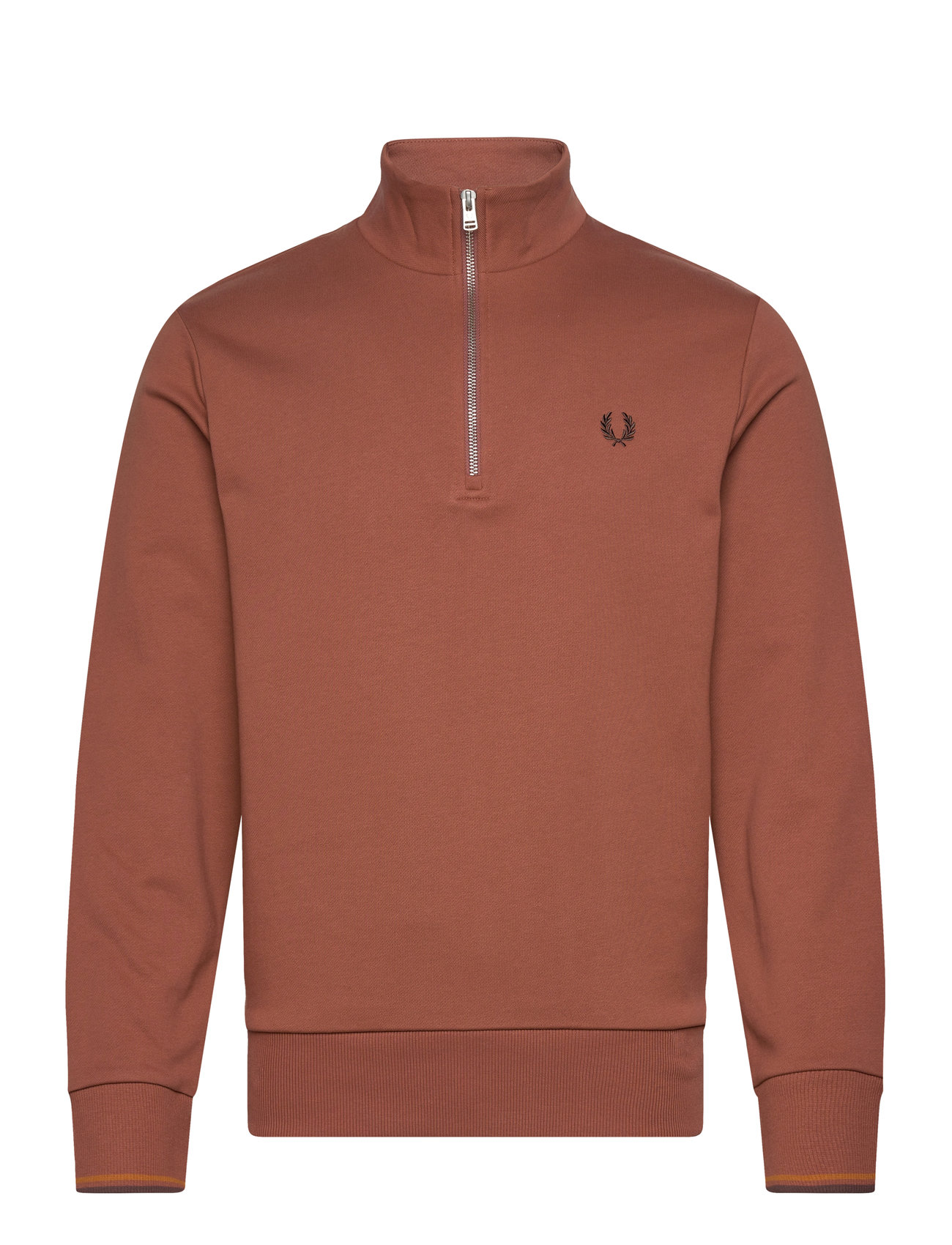 Fred Perry Half Zip Sweatshirt Röd