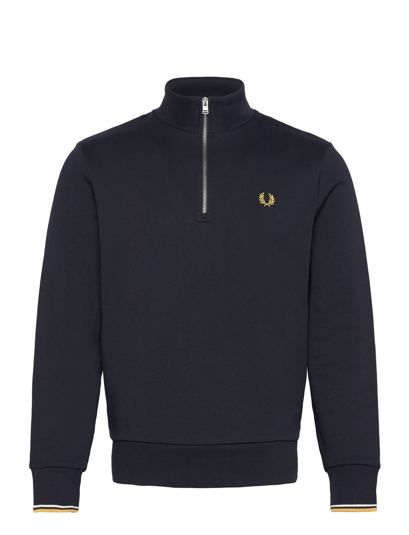 Fred Perry Half Zip Sweatshirt Marinblå