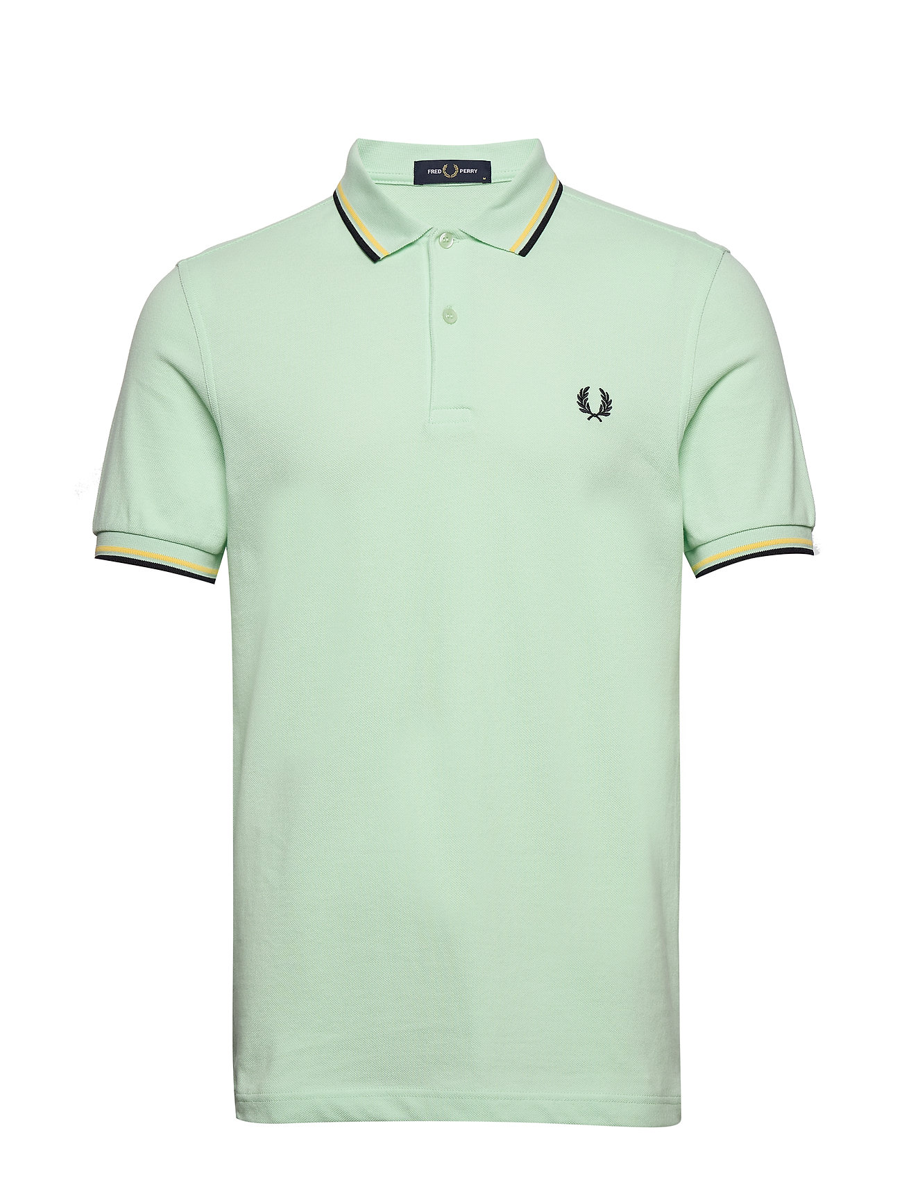 Twin Tipped Fp Shirt Polos Short-sleeved Vihreä Fred Perry