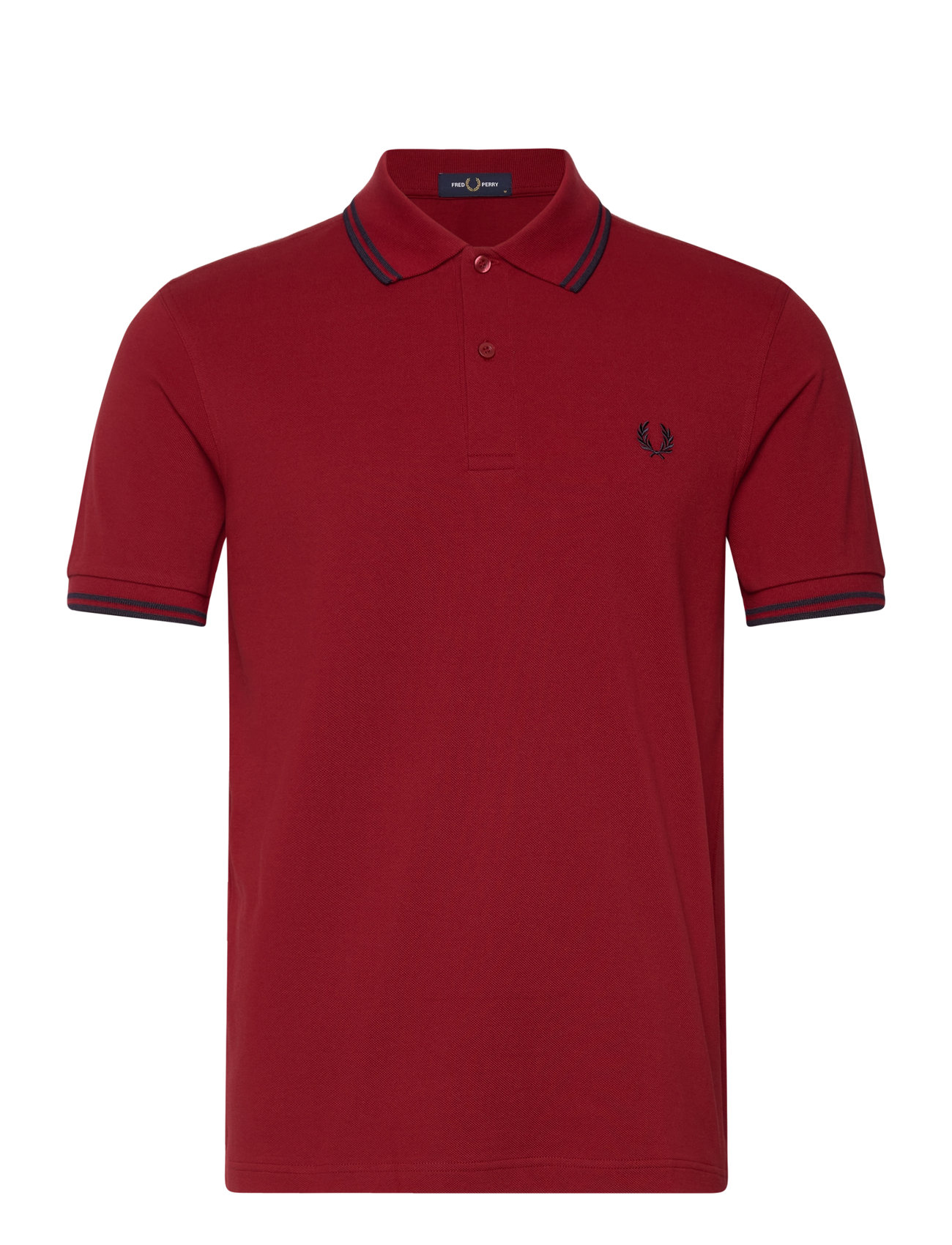 Fred Perry Twin Tipped Fp Shirt Burgundy