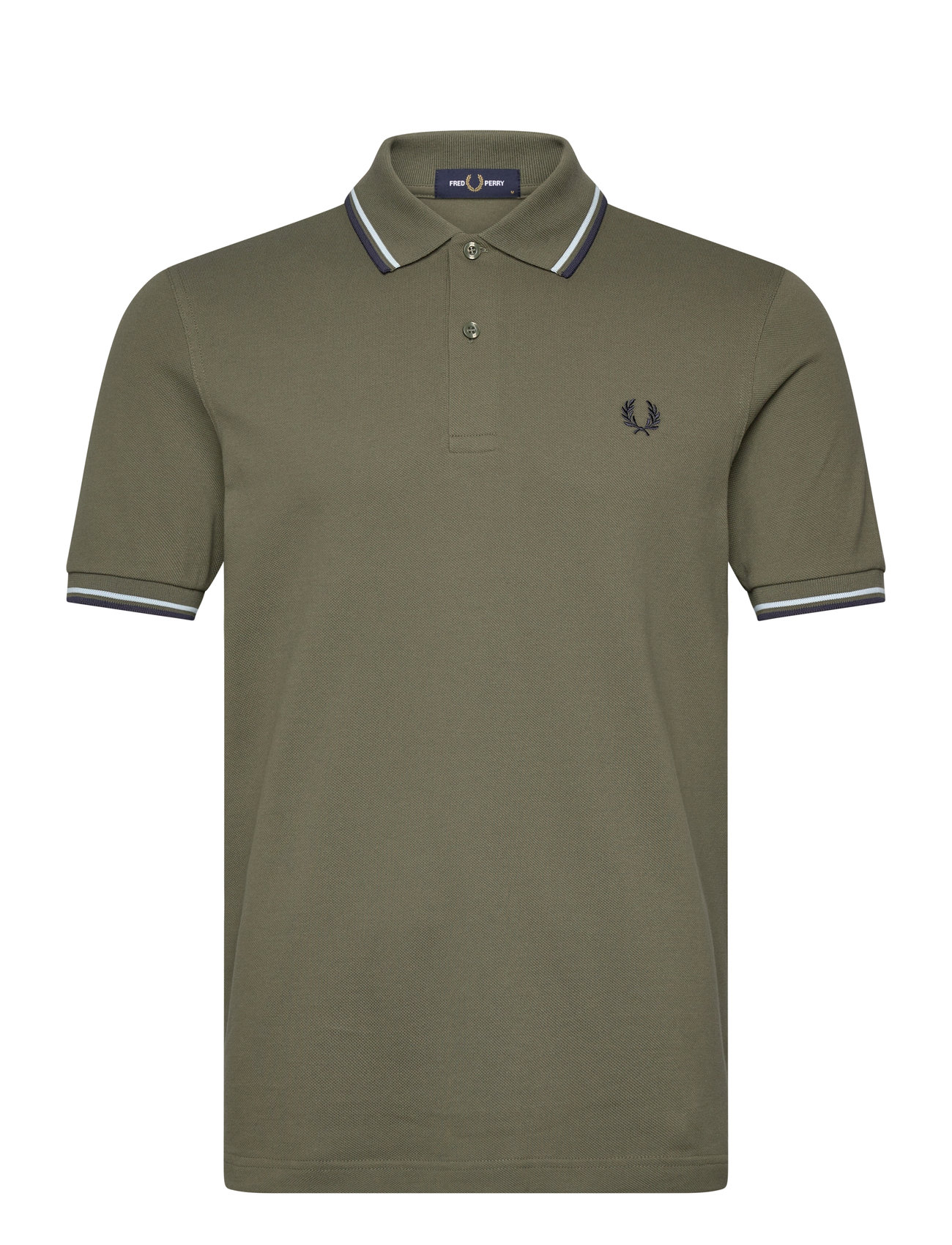 Fred Perry Twin Tipped Fp Shirt Khaki Green