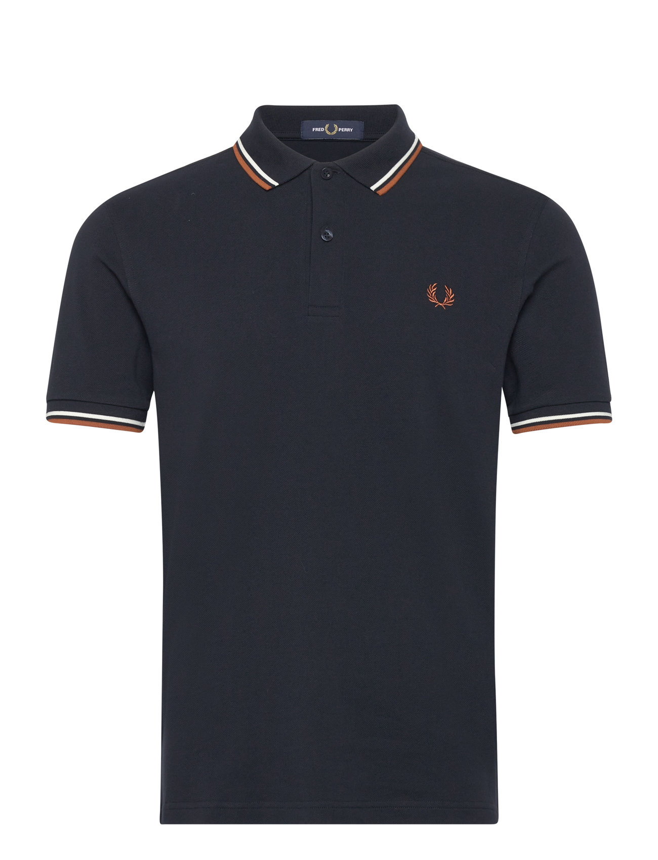 Twin Tipped Fp Shirt Navy Fred Perry