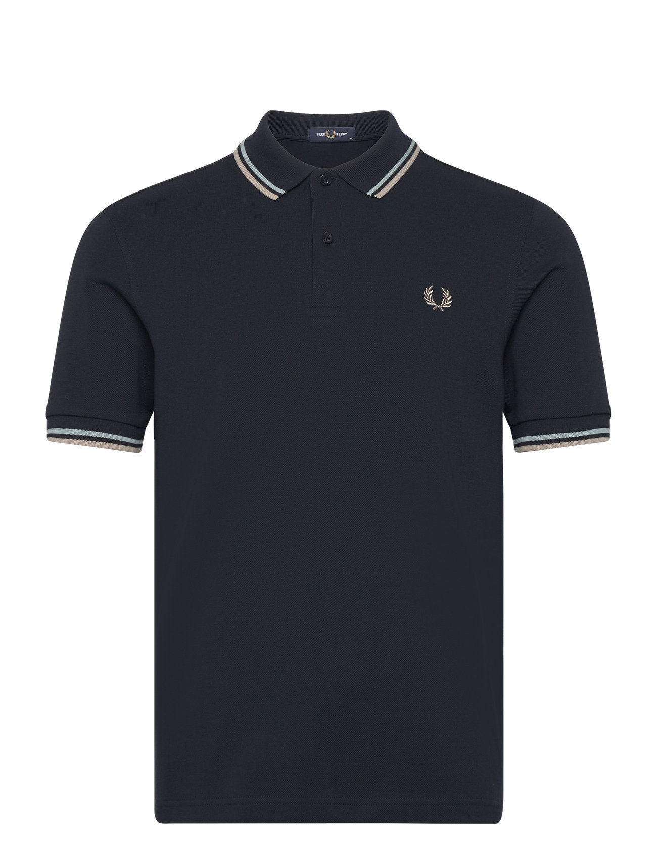 Twin Tipped Fp Shirt Navy Fred Perry