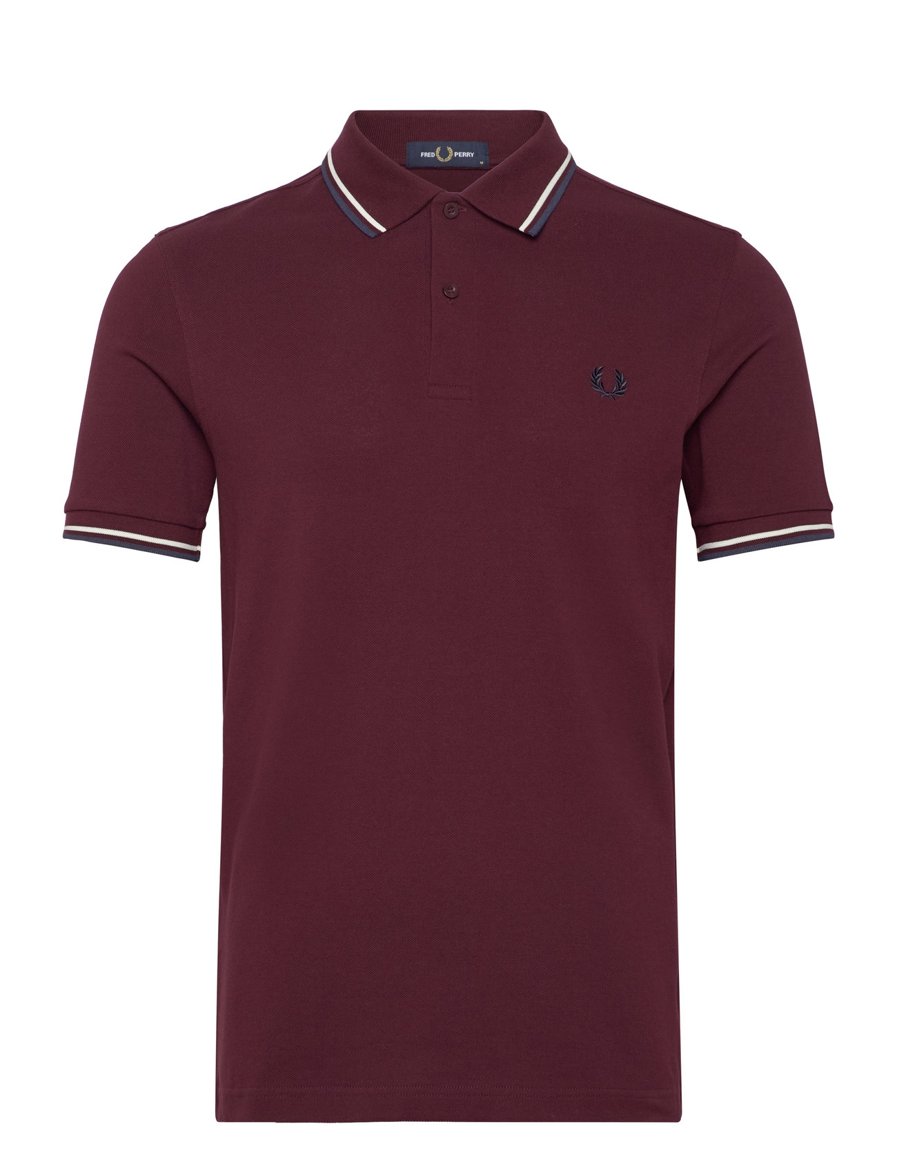 Fred Perry Twin Tipped Fp Shirt Burgundy