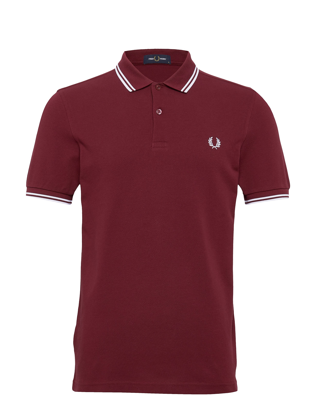 Twin Tipped Fp Shirt Polos Short-sleeved Punainen Fred Perry