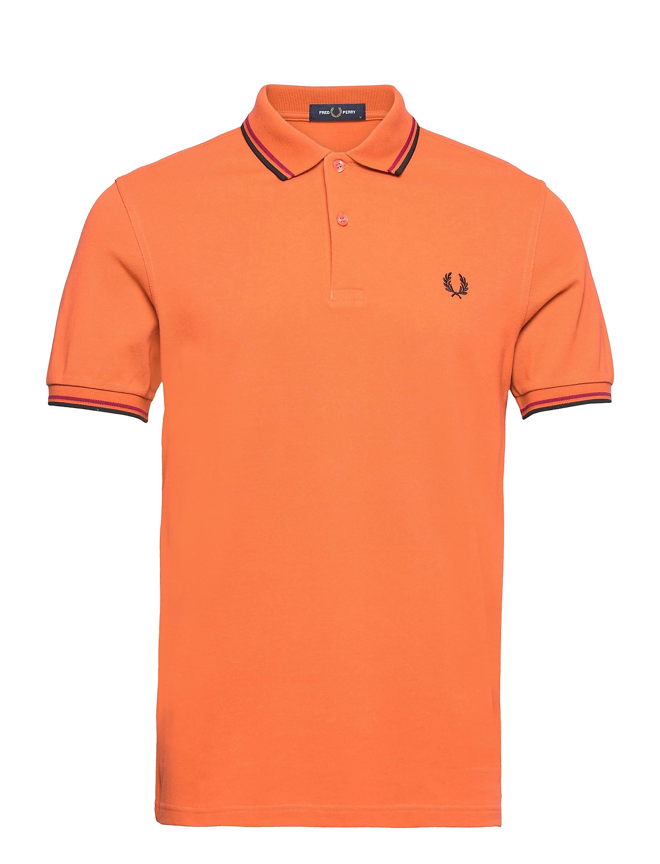 Twin Tipped Fp Shirt Polos Short-sleeved Oranssi Fred Perry