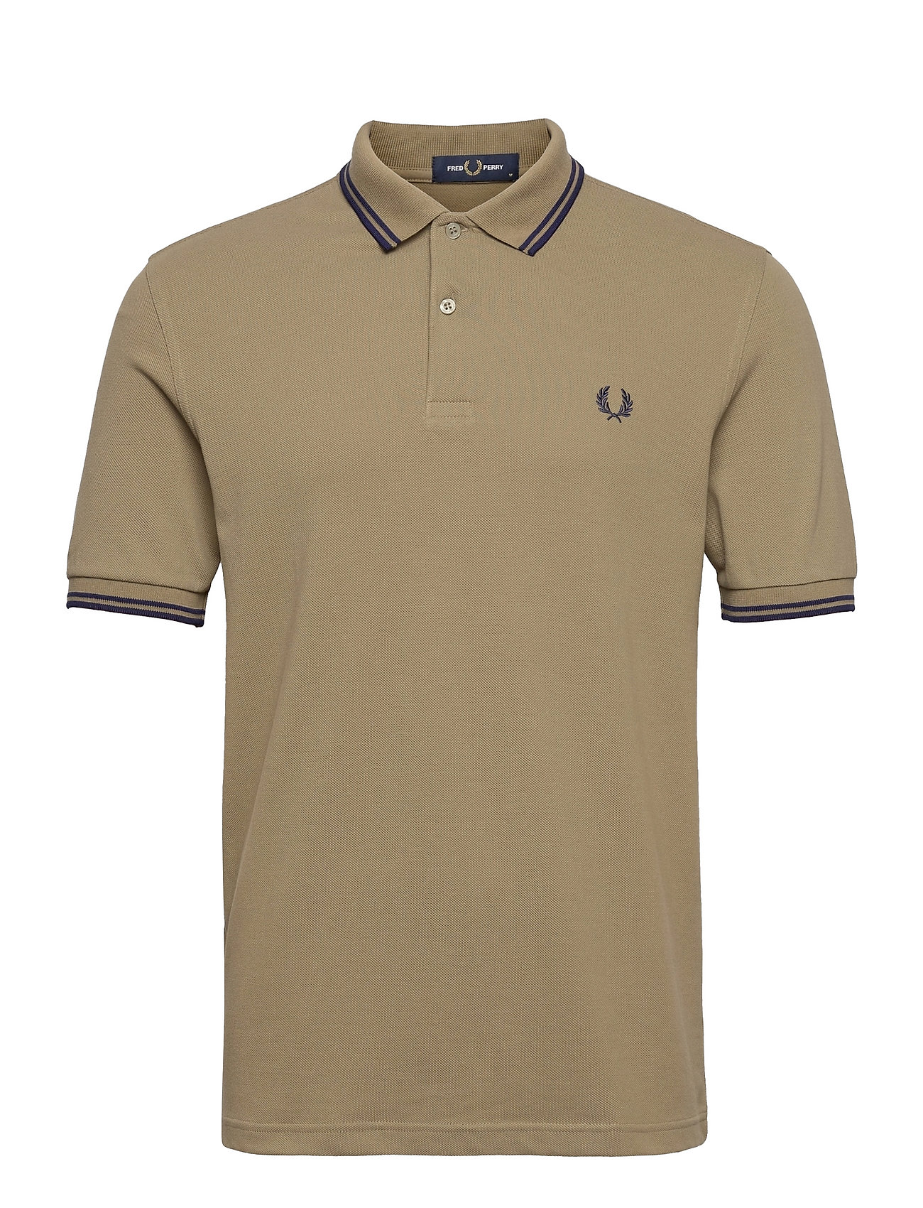 Twin Tipped Fp Shirt Polos Short-sleeved Beige Fred Perry