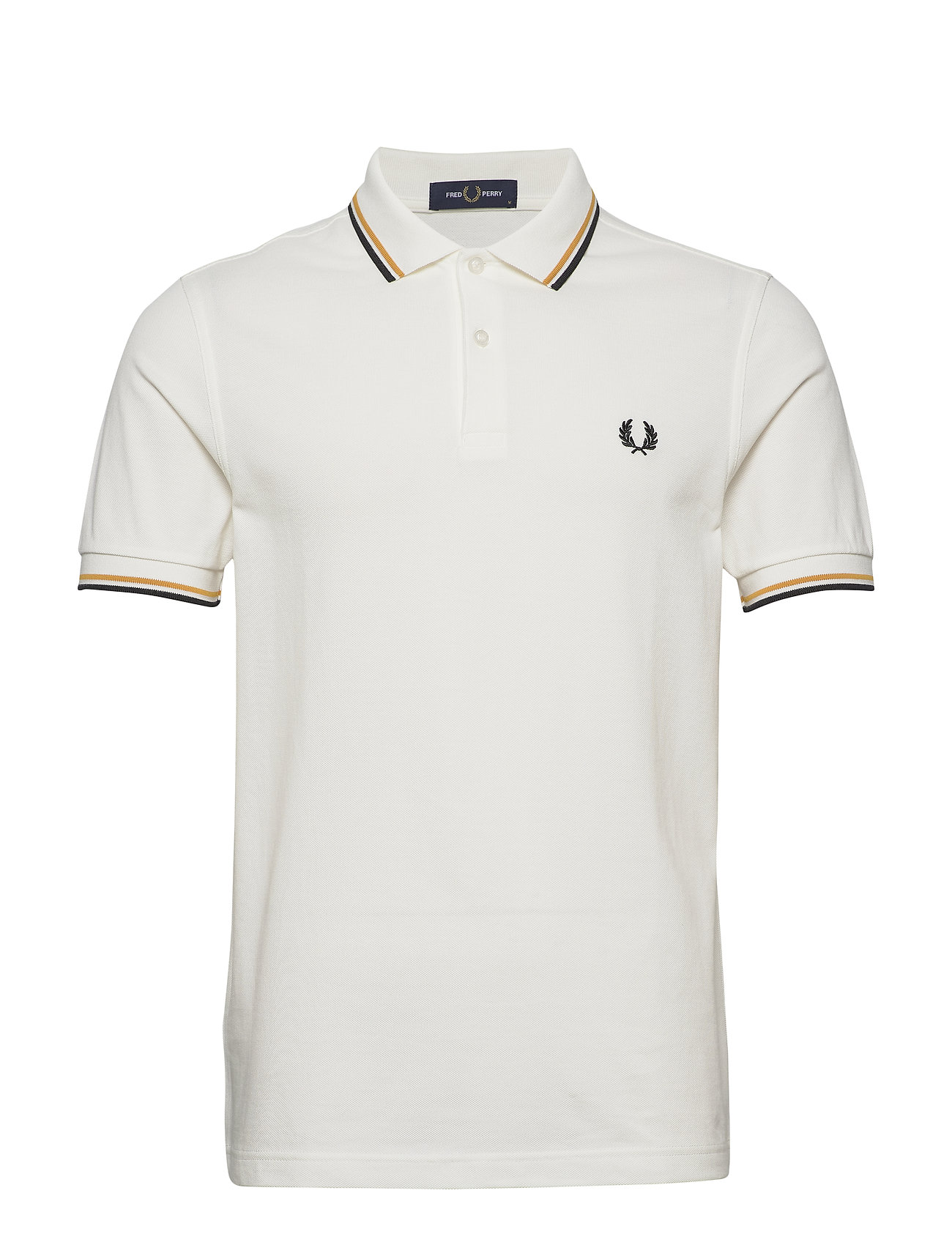 Twin Tipped Fp Shirt Polos Short-sleeved Valkoinen Fred Perry