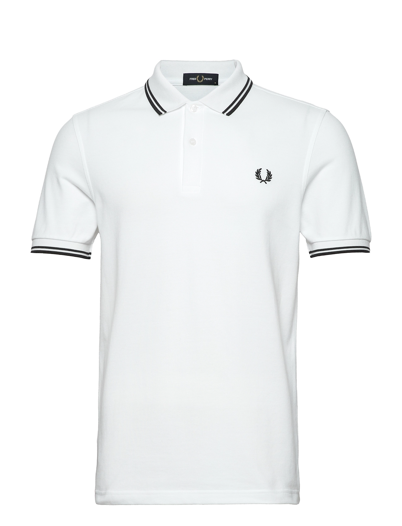 Twin Tipped Fp Shirt White Fred Perry 93442