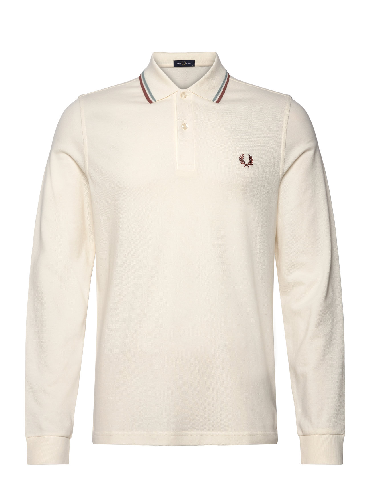 Fred Perry Ls Twin Tipped Fp Shirt Kräm