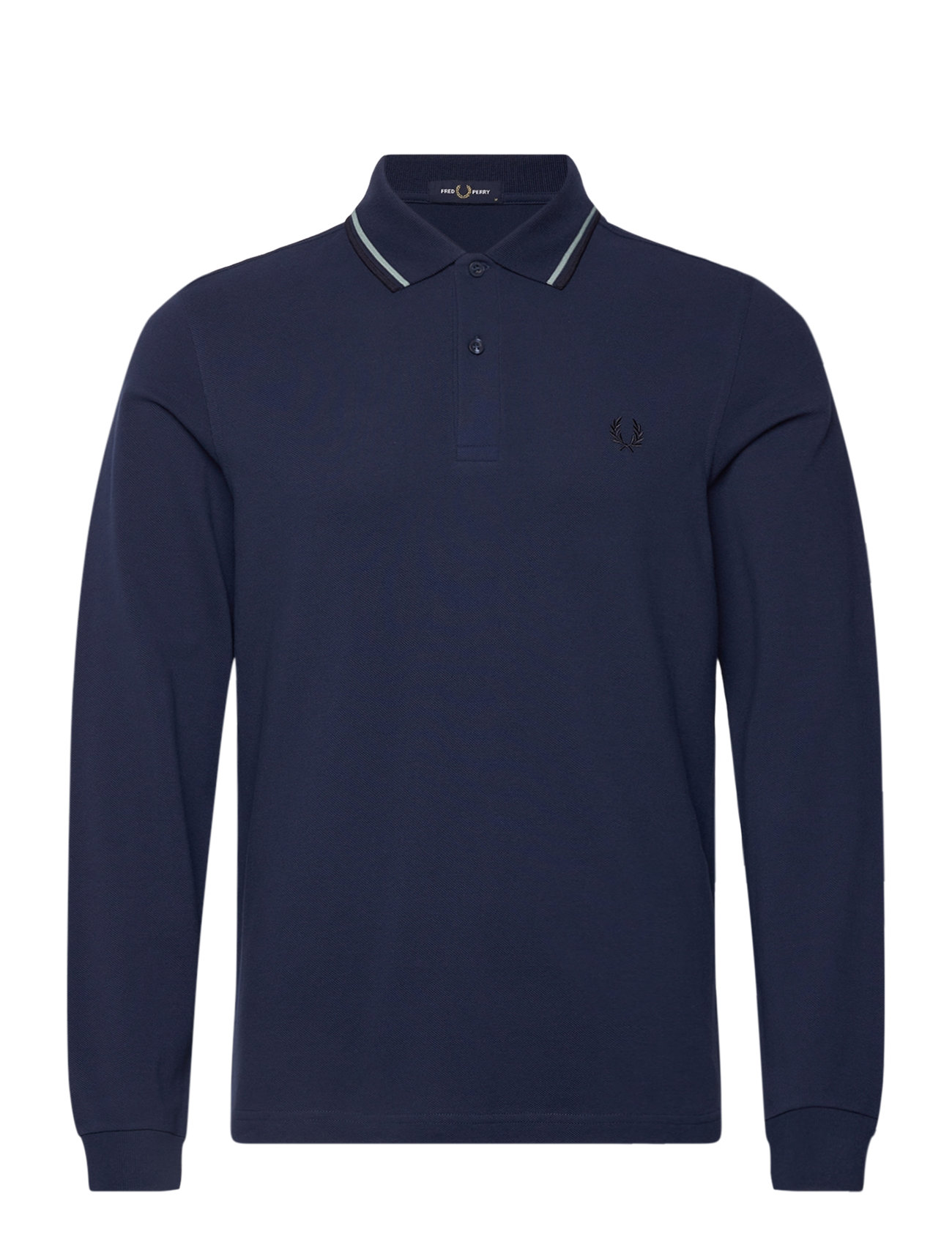 Fred Perry Ls Twin Tipped Fp Shirt Marinblå