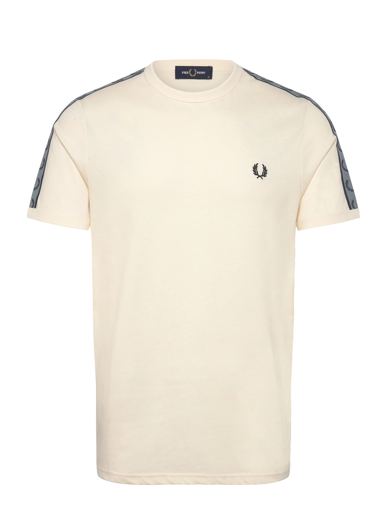 FRED PERRY Contrast Tape Ringer Tee Cream - XXL - Herren