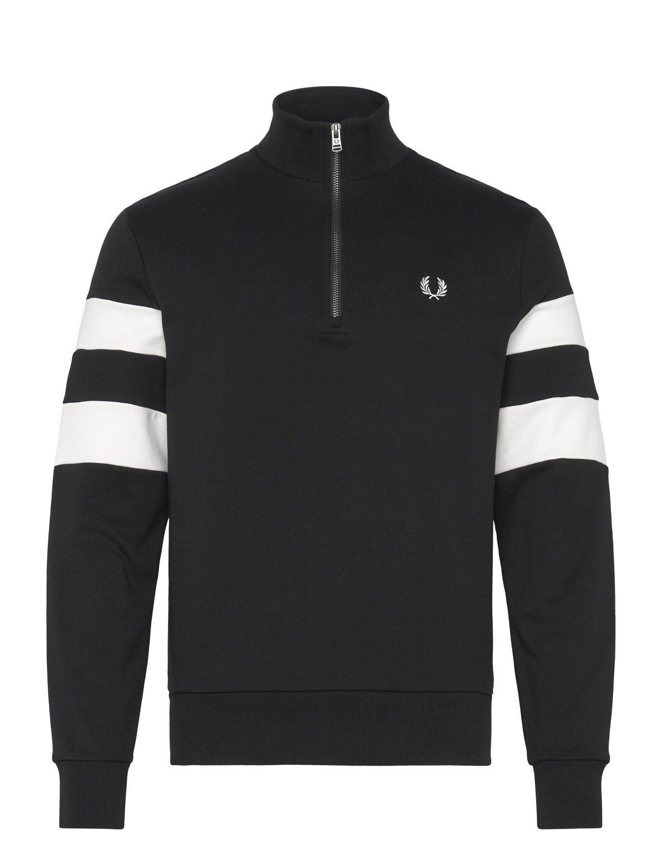 Fred Perry Tipped S Half Zip Sweat Svart