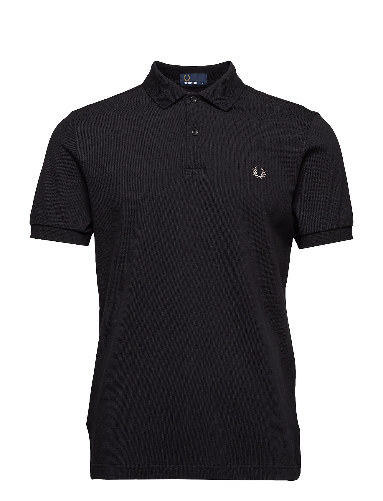 Plain Fp Shirt Polos Short-sleeved Musta Fred Perry
