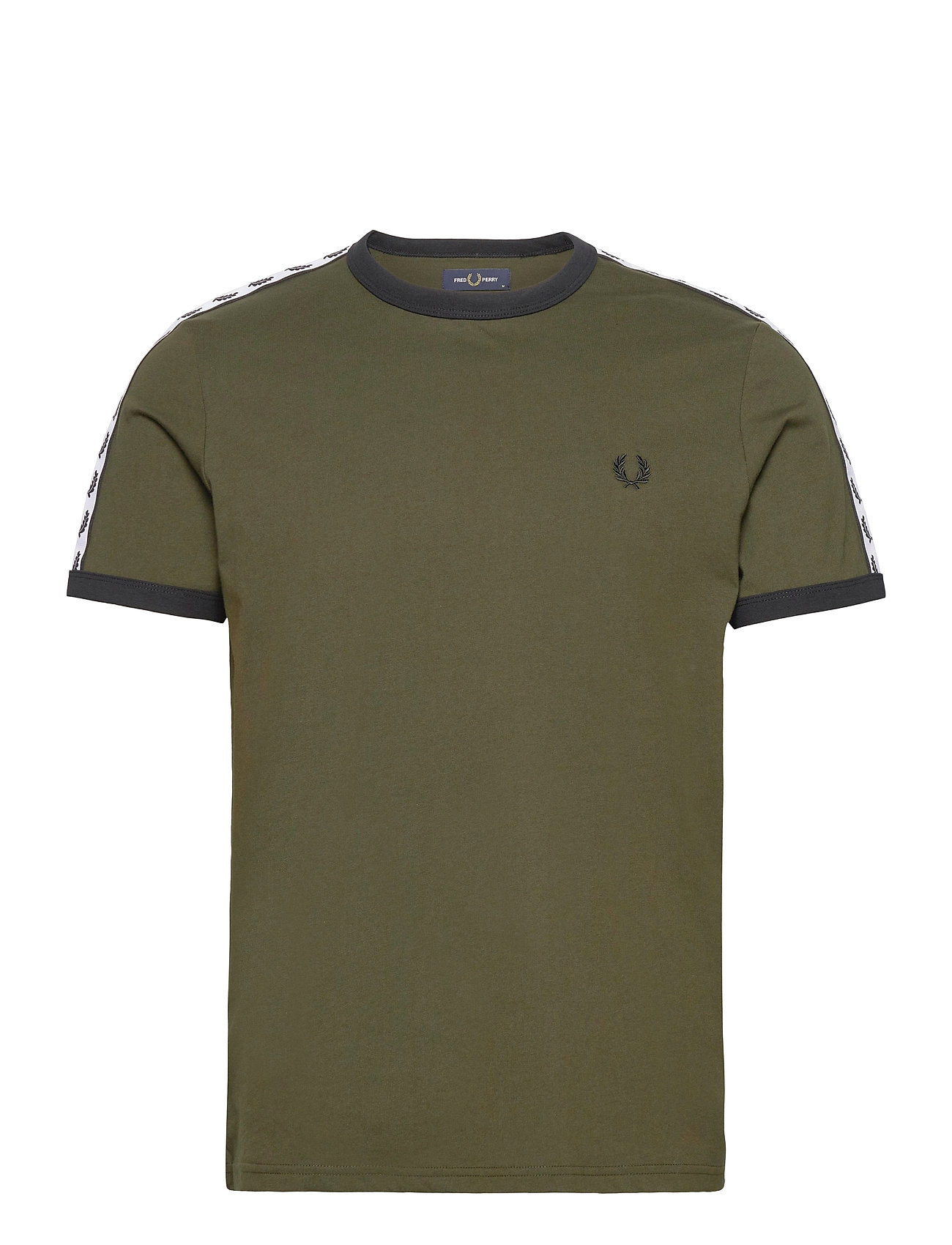 Taped Ringer T-Shirt T-shirts Short-sleeved Vihreä Fred Perry