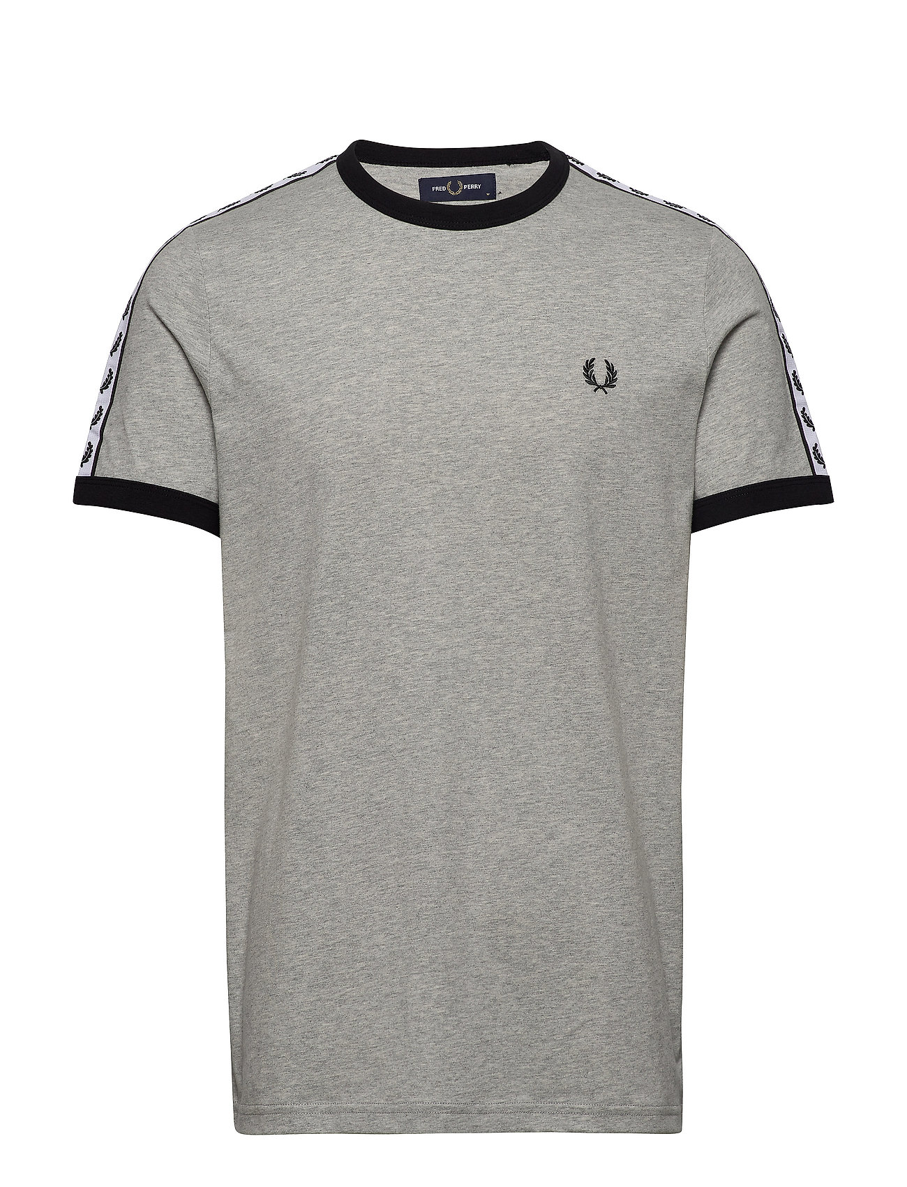 Taped Ringer T-Shirt T-shirts Short-sleeved Harmaa Fred Perry