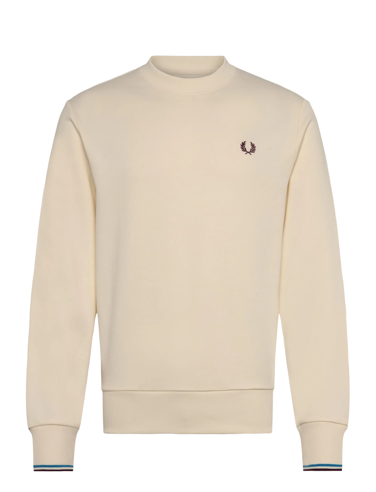 FRED PERRY Crew Neck Sweatshirt Cream - XXL - Herren