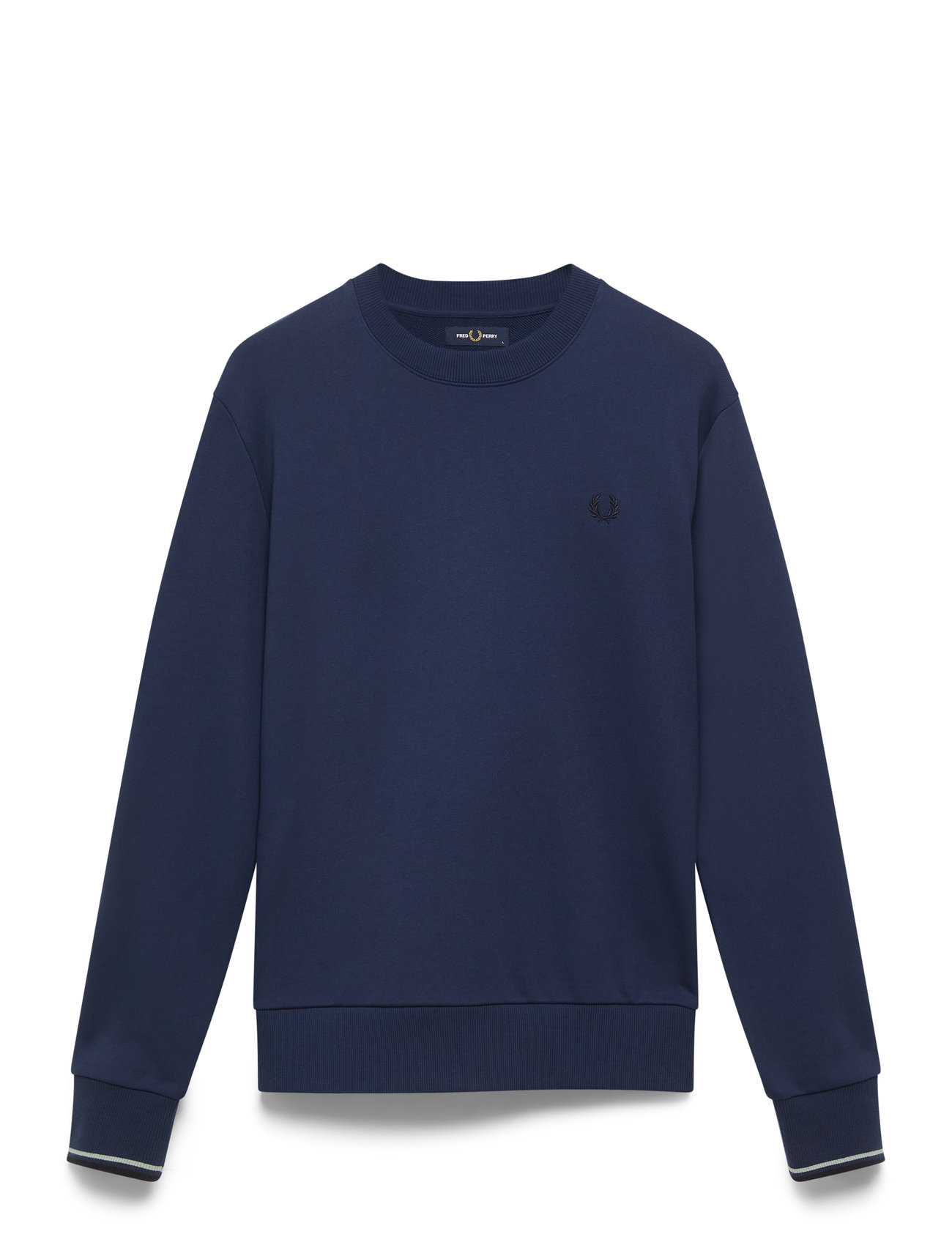 Fred Perry Crew Neck Sweatshirt, XXL, Navy, Sweatshirts & Hættetrøjer > Sweatshirts, Herre