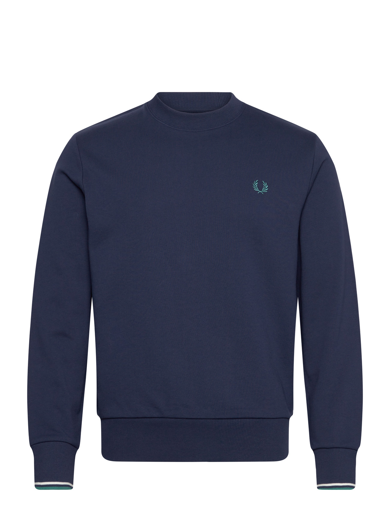 Fred Perry Crew Neck Sweatshirt, XS, Navy, Sweatshirts & Hættetrøjer > Sweatshirts, Herre