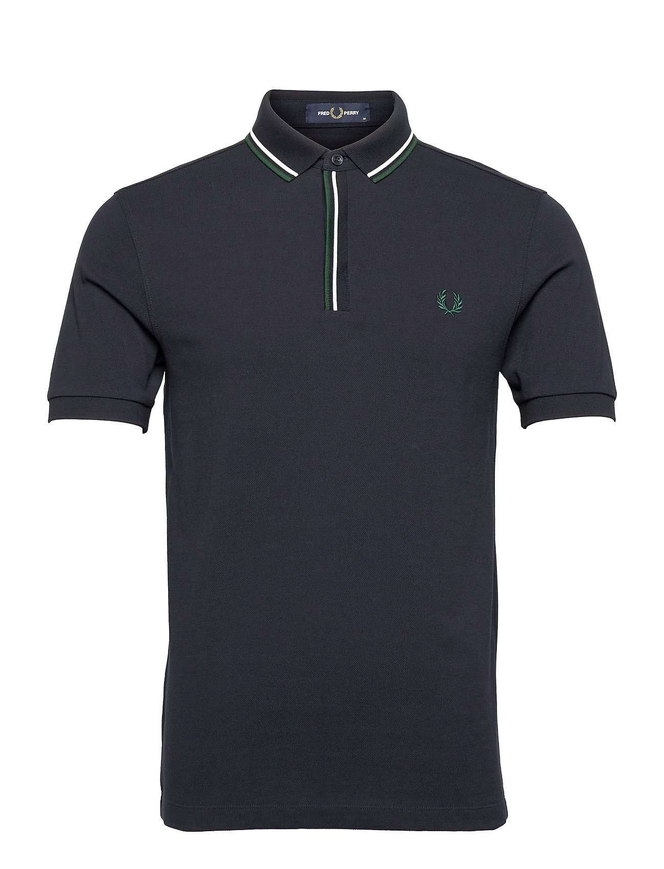 Tipped Placket Polo Polos Short-sleeved Sininen Fred Perry