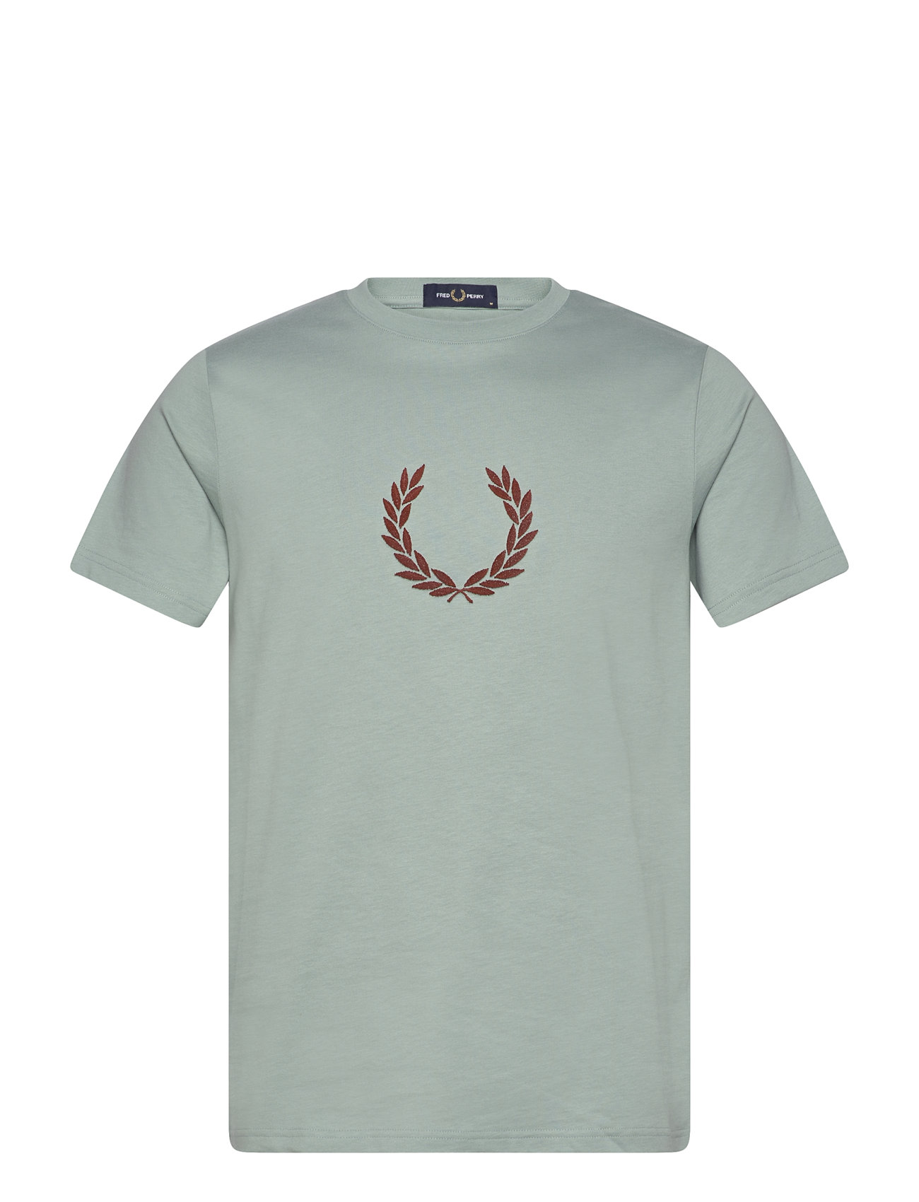 Fred Perry Textr Laurel Wreath Tee Blå