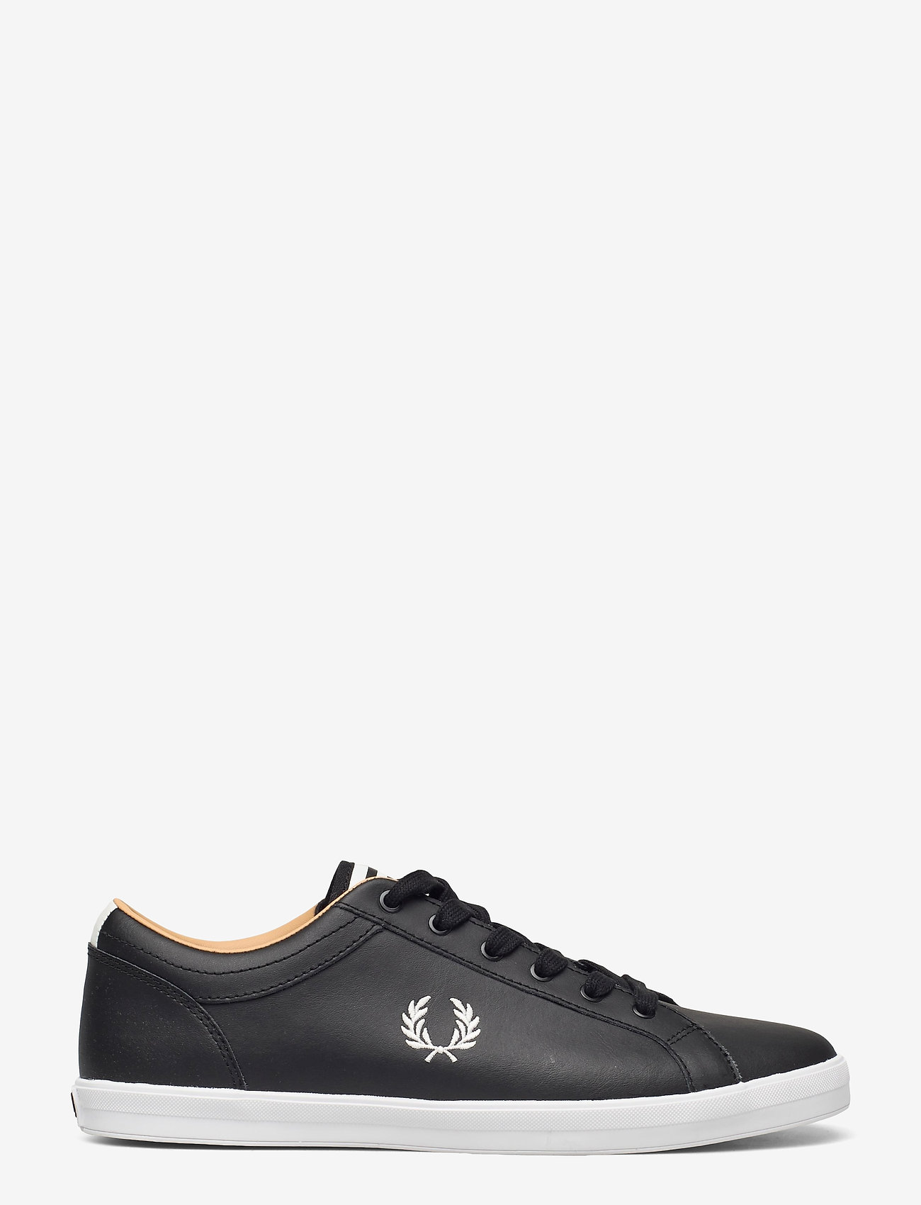 fred perry baseline leather white