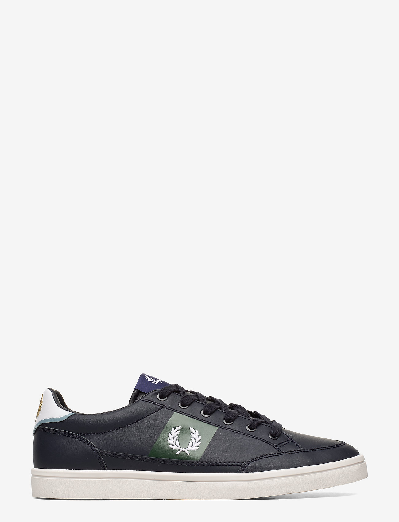 fred perry deuce leather trainers