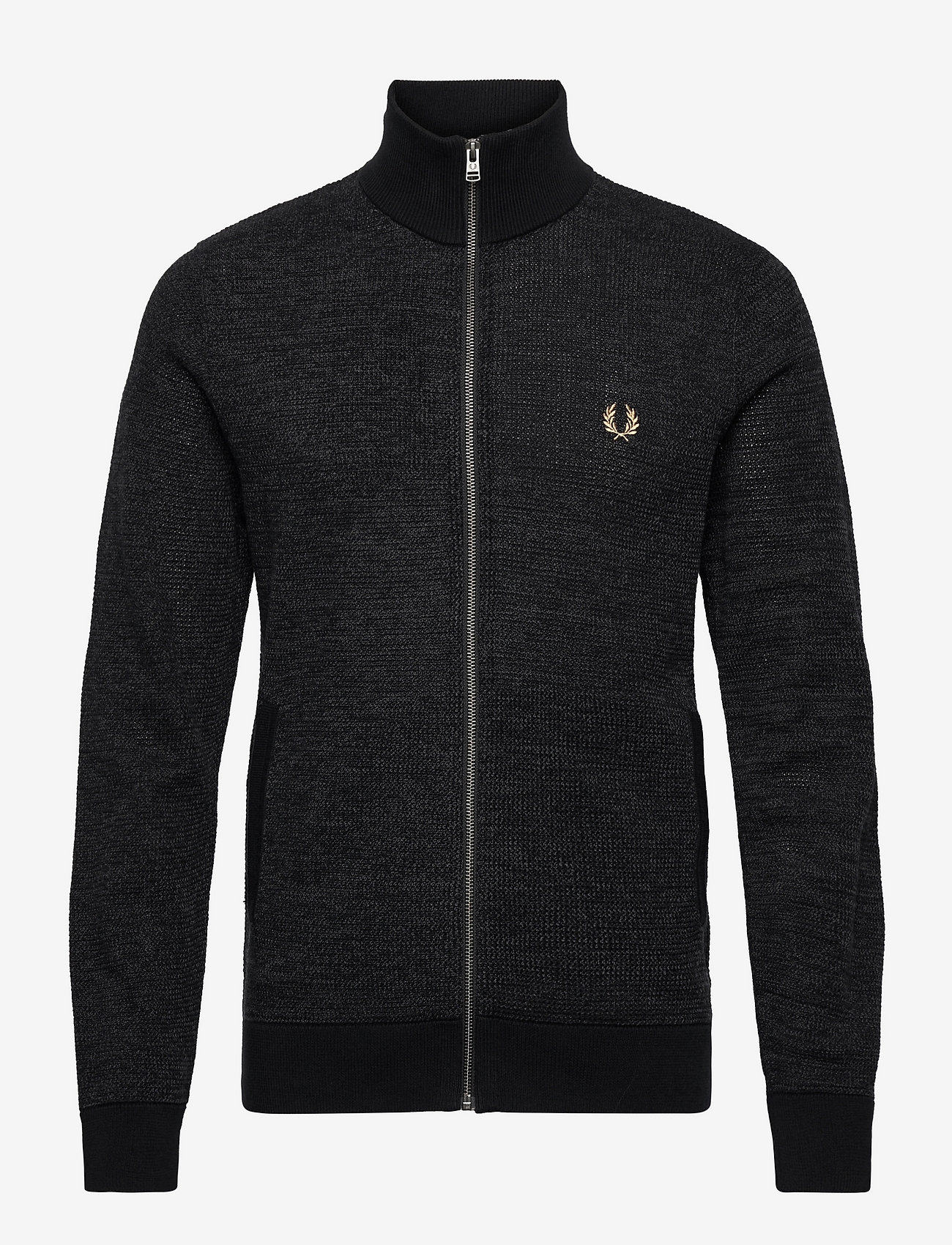 Fred Perry Textured Zip Cardigan - Cardigans | Boozt.com