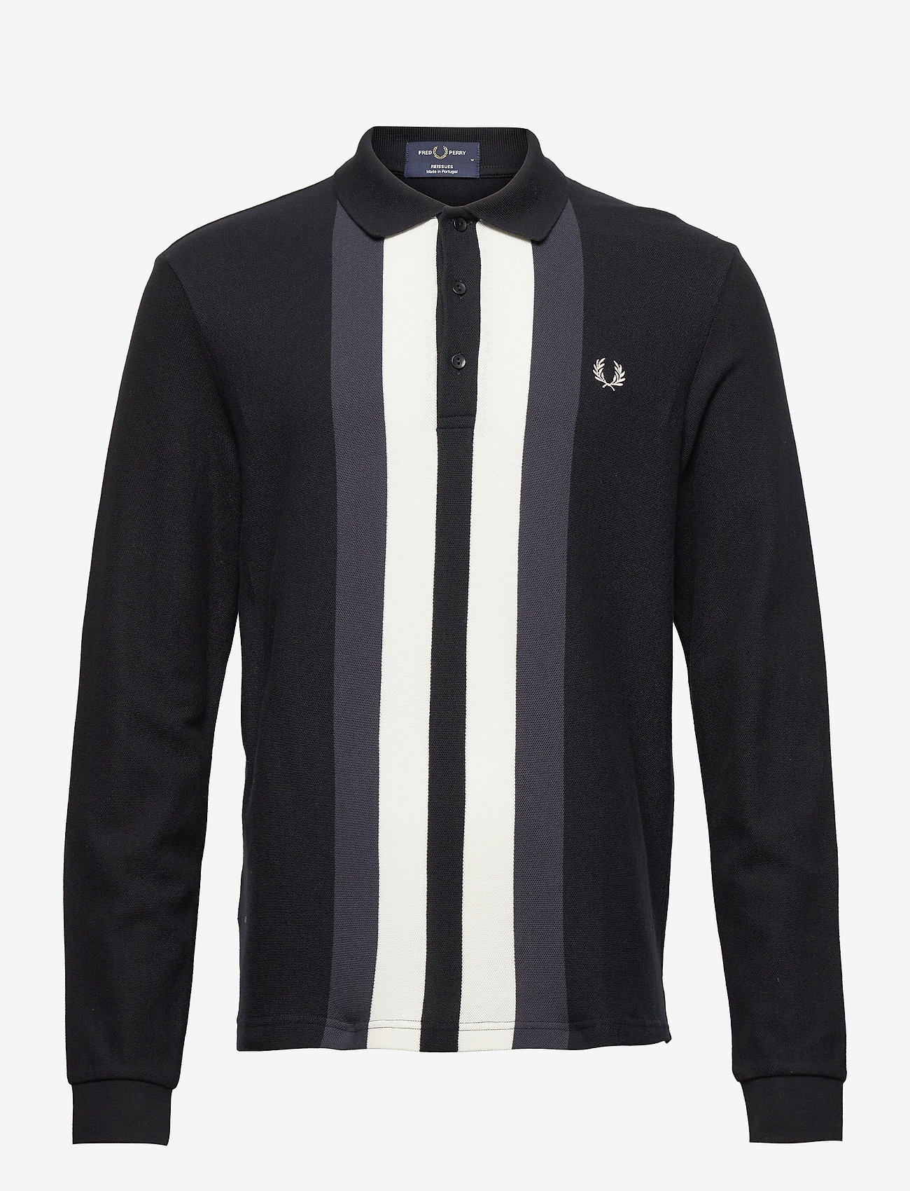 striped polo jacket