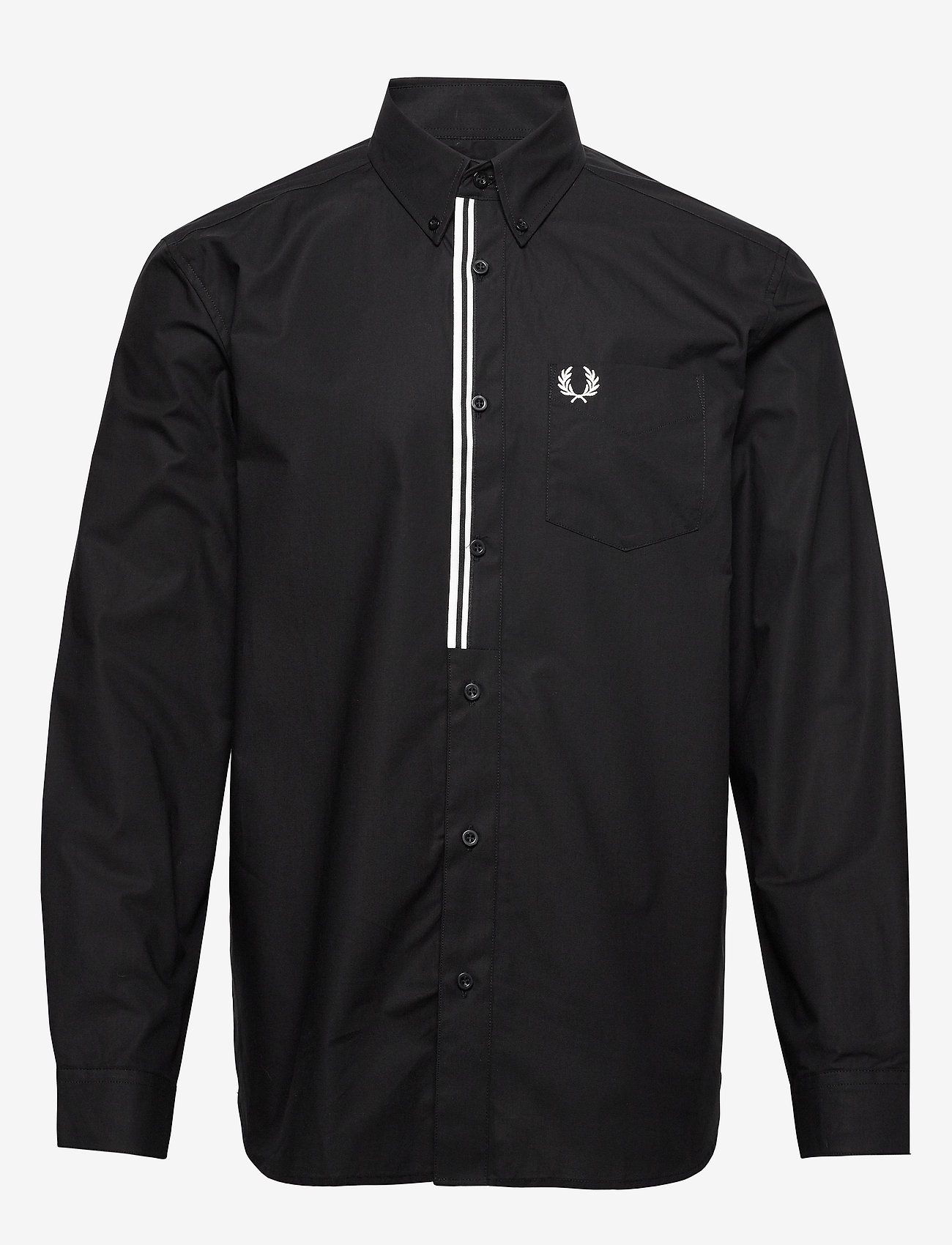 fred perry taped placket shirt
