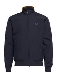 Fred perry half hot sale zip hooded brentham jacket