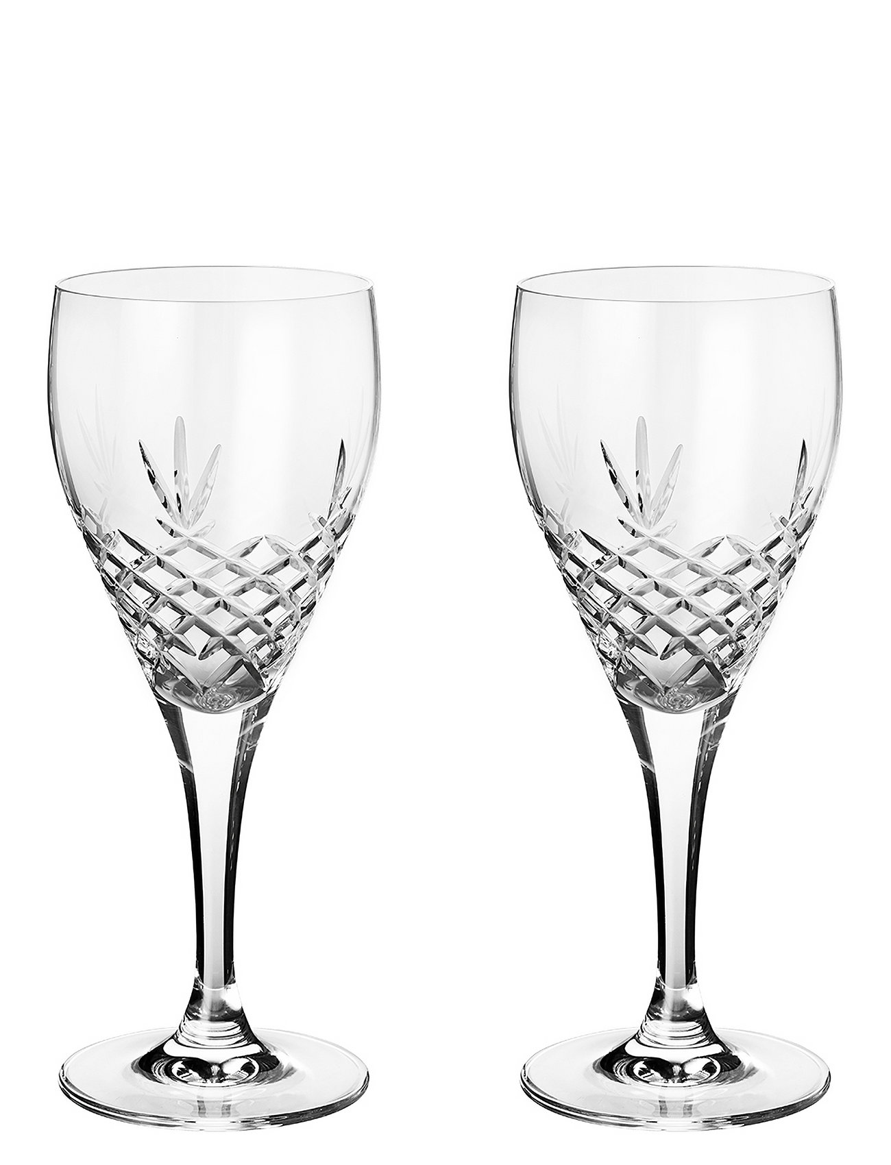 Crispy White - 2 Pcs Home Tableware Glass Wine Glass Nude Frederik Bagger