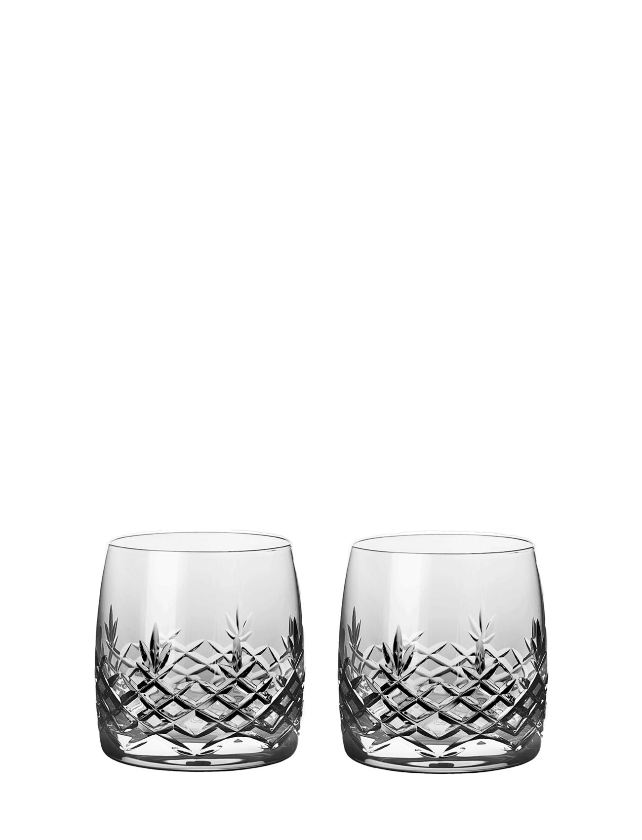 Crispy Dark Aqua - 2 Pcs. Home Tableware Glass Drinking Glass Grey Frederik Bagger