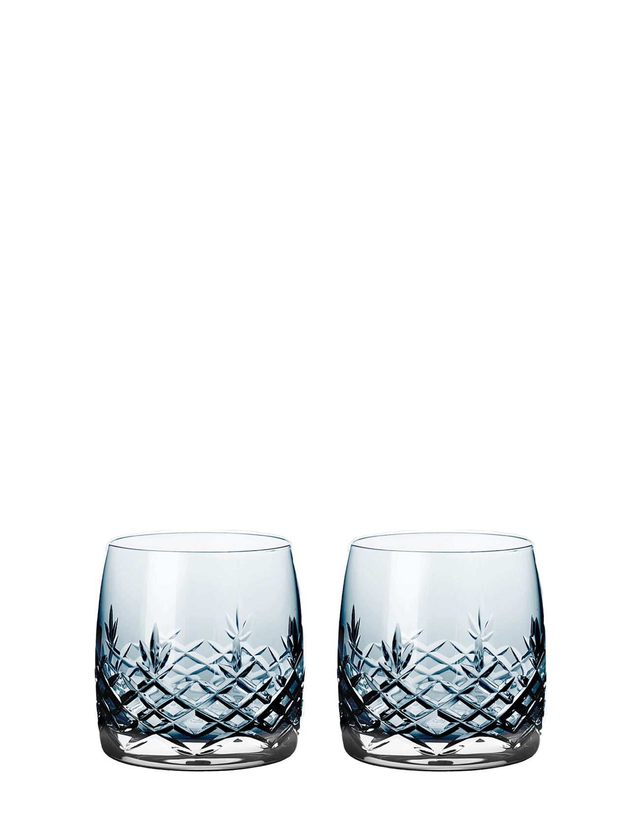 Crispy Sapphire Aqua - 2 Pcs. Home Tableware Glass Drinking Glass Blue Frederik Bagger