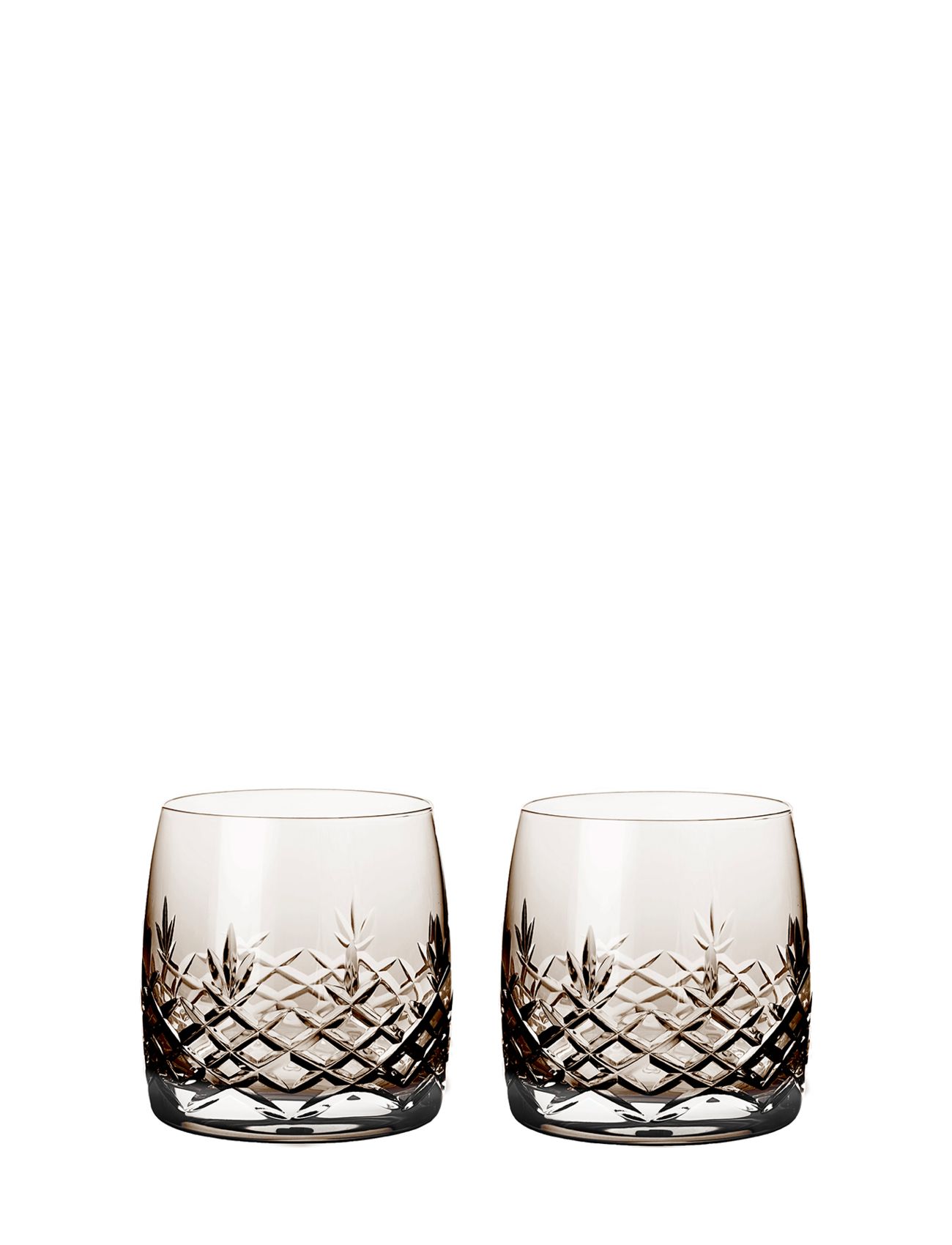 Crispy Aqua Copal - 2 Pcs. Home Tableware Glass Drinking Glass Grey Frederik Bagger